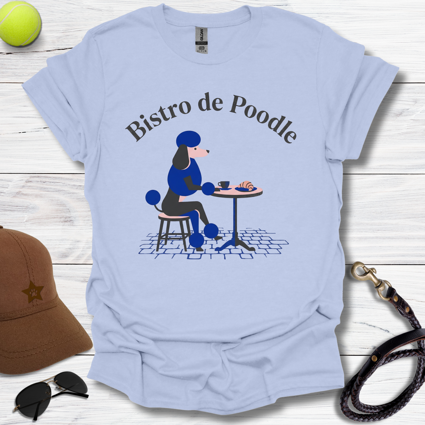 Bistro De Poodle T-Shirt