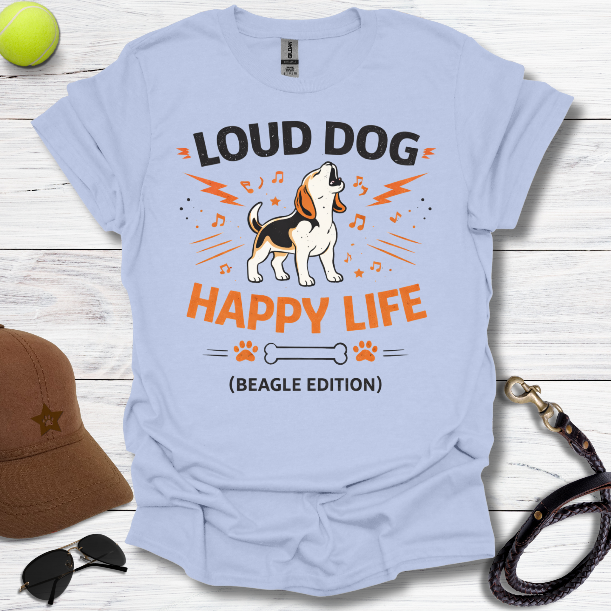 Loud Dog Happy Life T-Shirt
