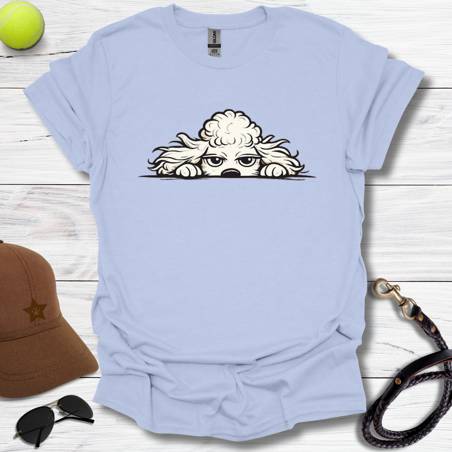 Poodle Irreverent Observer T-Shirt
