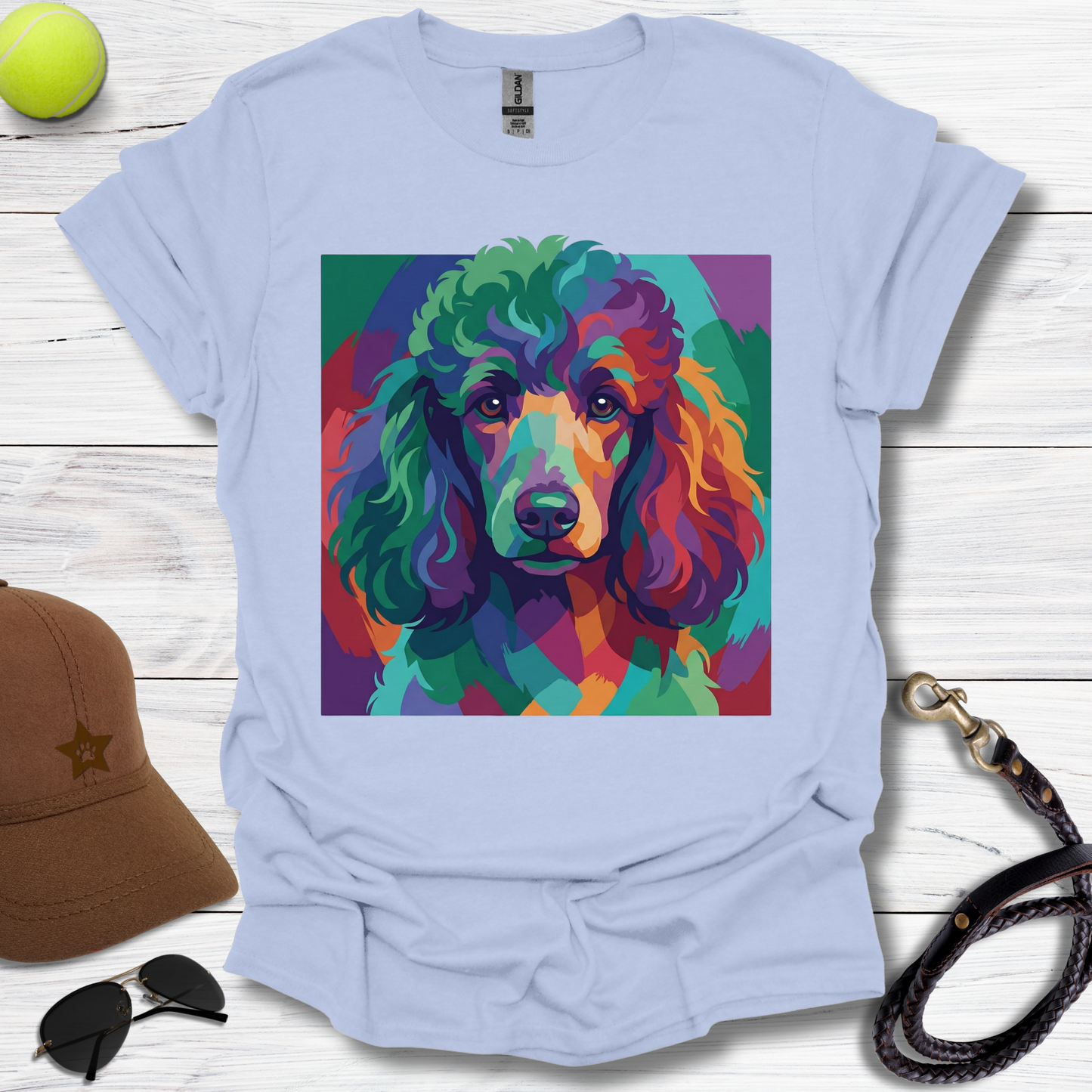 Painterly Poodle T-Shirt