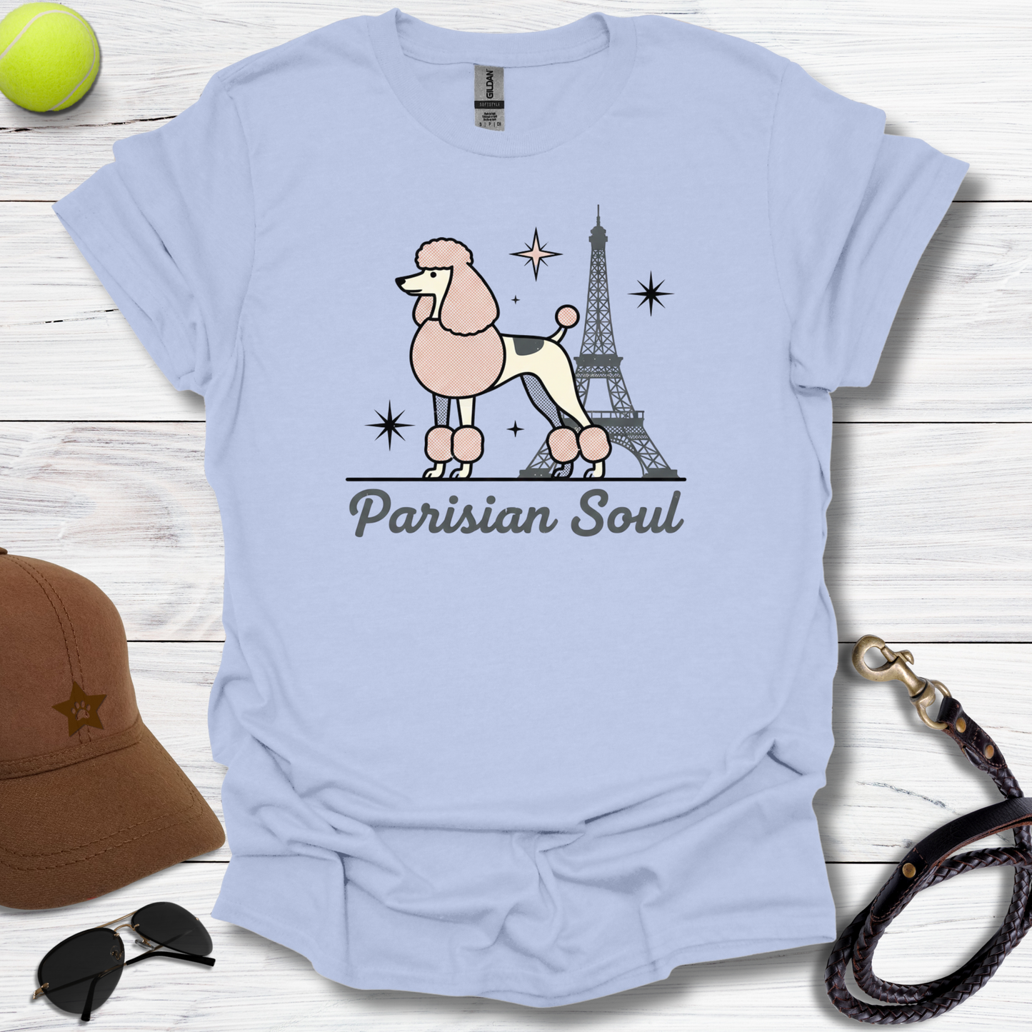 Parisian Soul Poodle T-Shirt