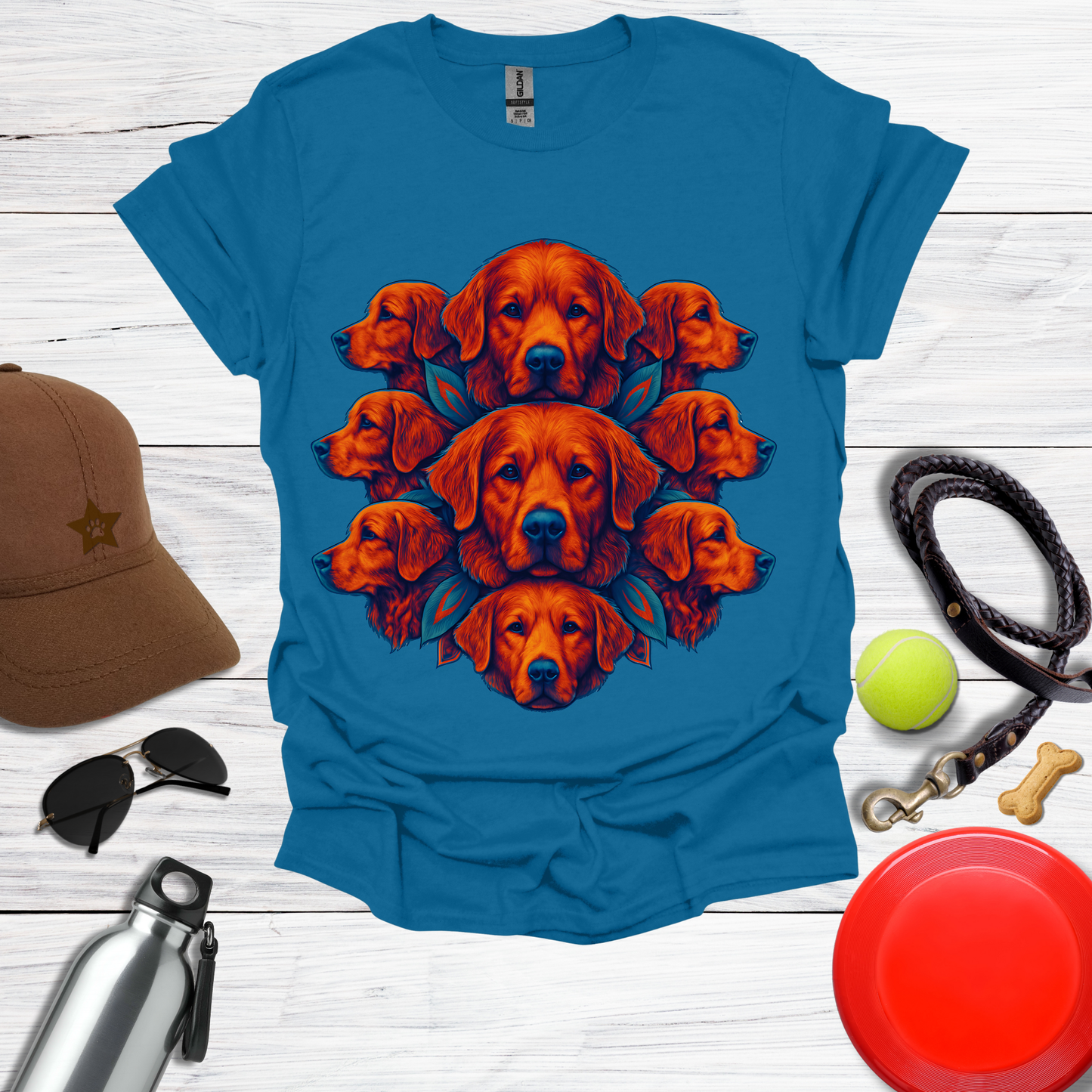 Radiant Red Dogs T-Shirt