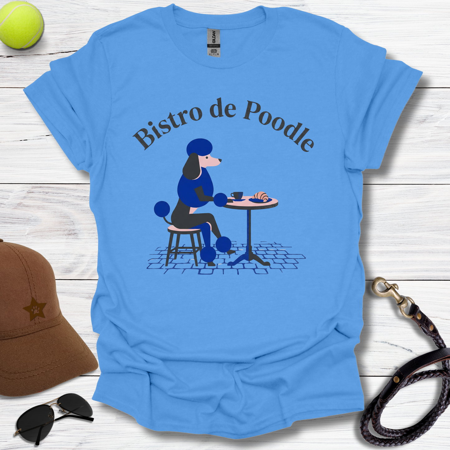 Bistro De Poodle T-Shirt