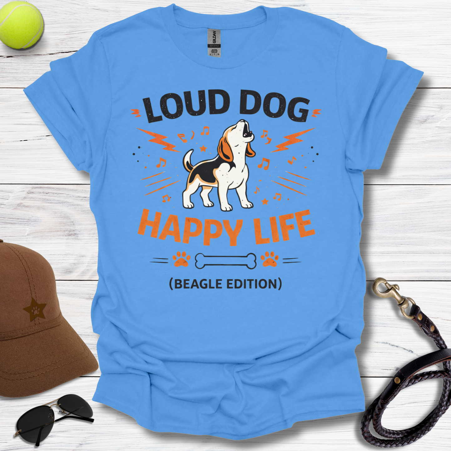 Loud Dog Happy Life T-Shirt