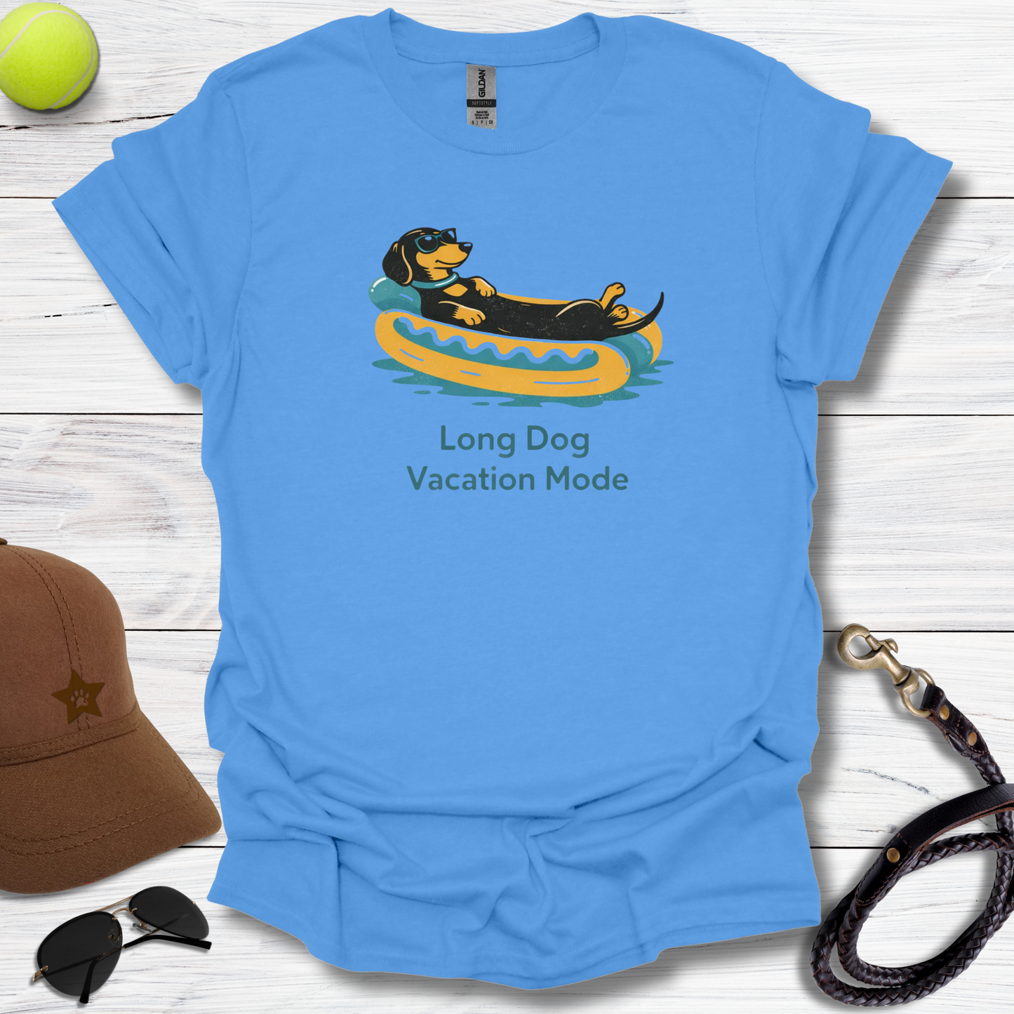Dachshund Long Dog Vacation T-Shirt