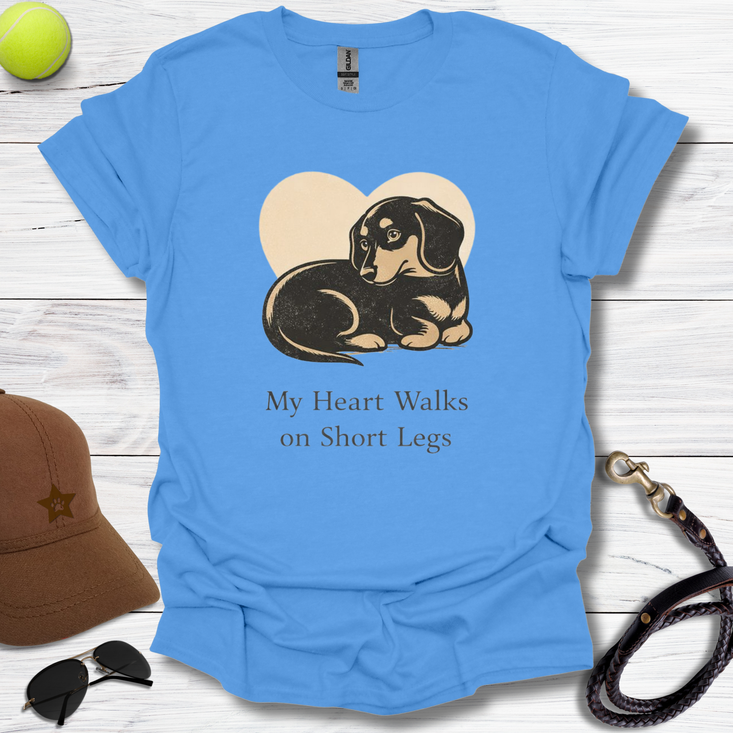 Dachshund My Heart T-Shirt