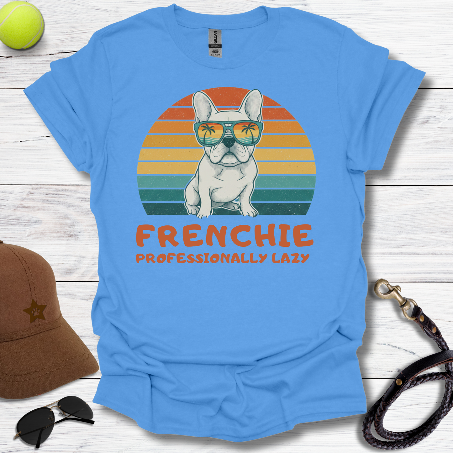 Frenchie "Professionally Lazy" T-Shirt