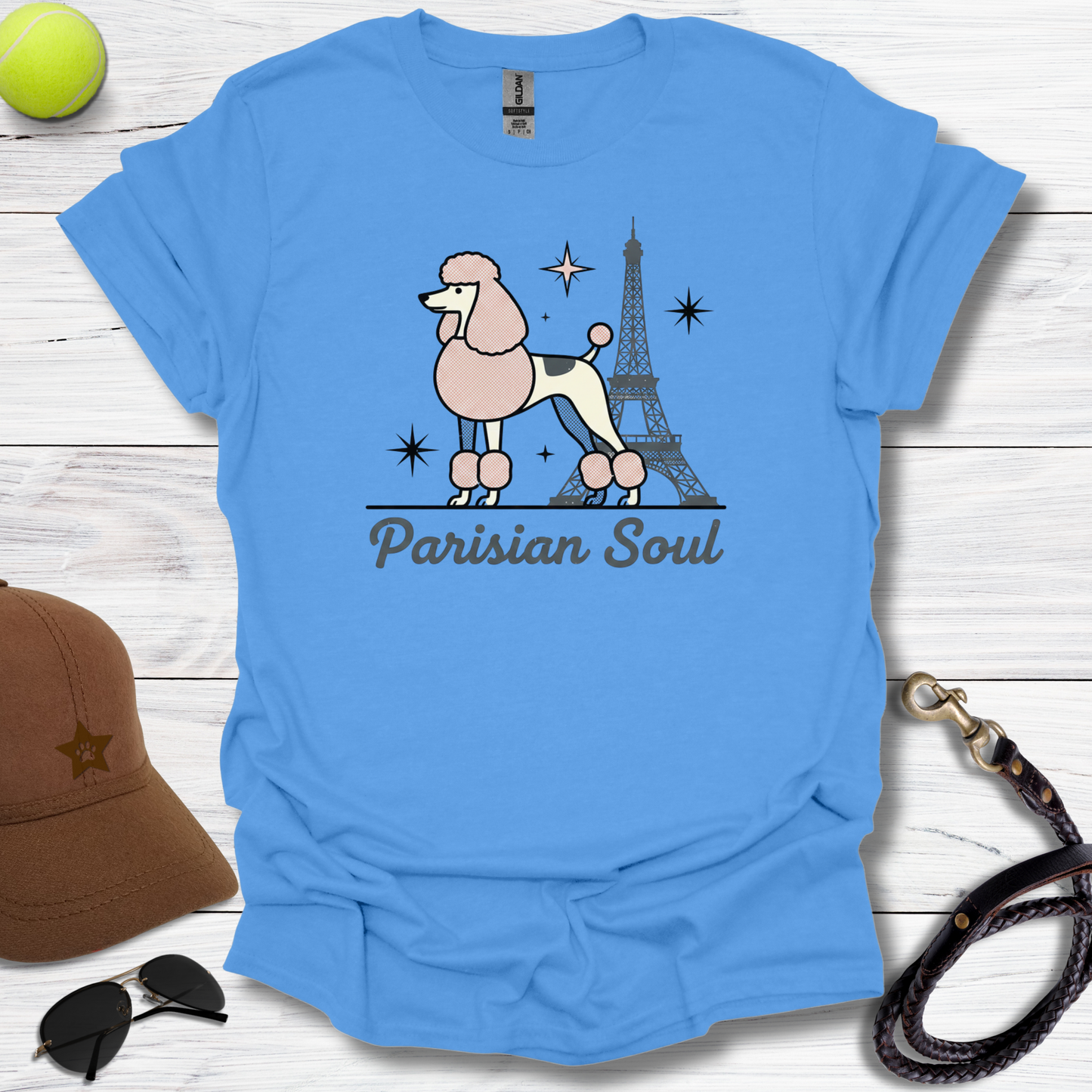 Parisian Soul Poodle T-Shirt