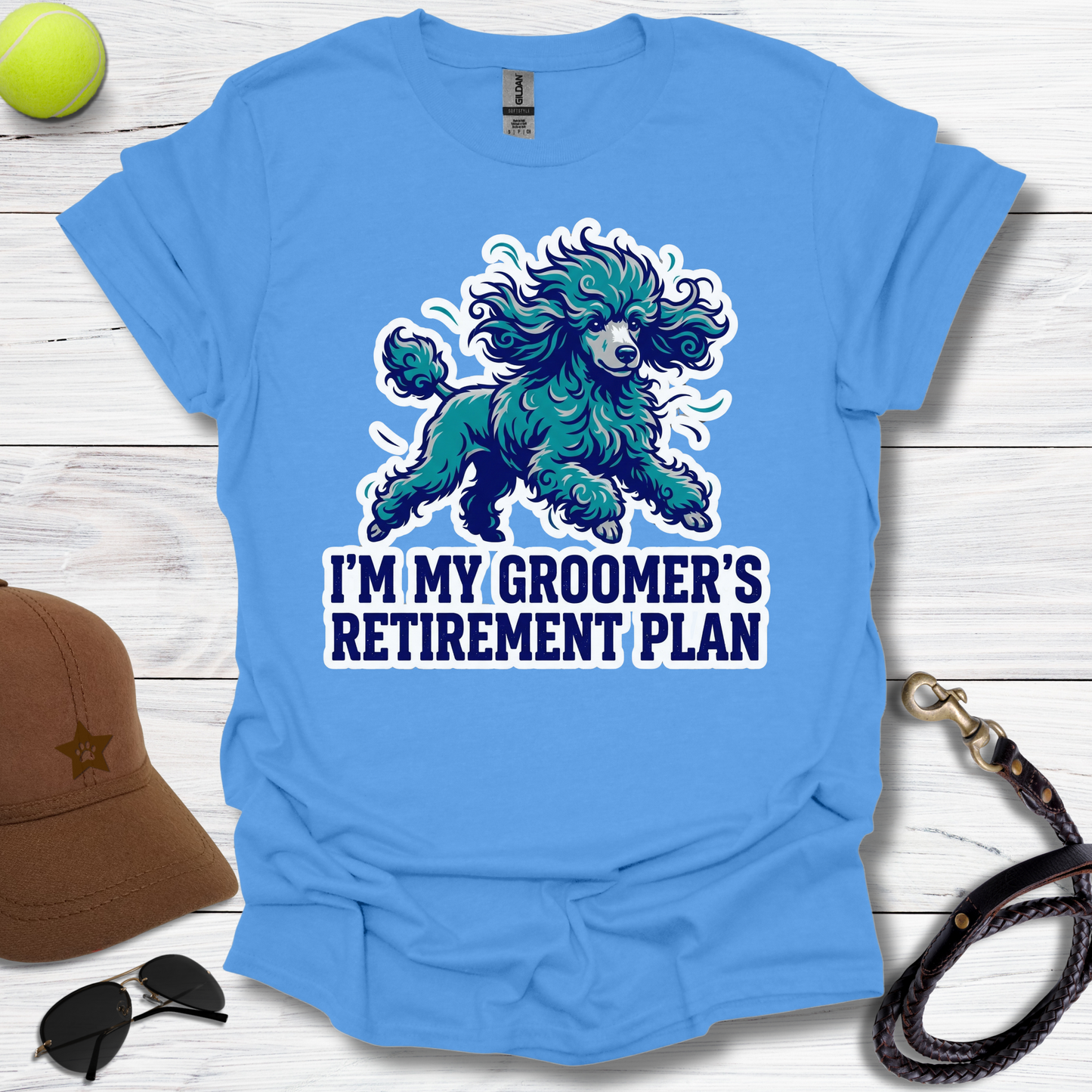 Poodle Groomer's Retirement Plan T-Shirt