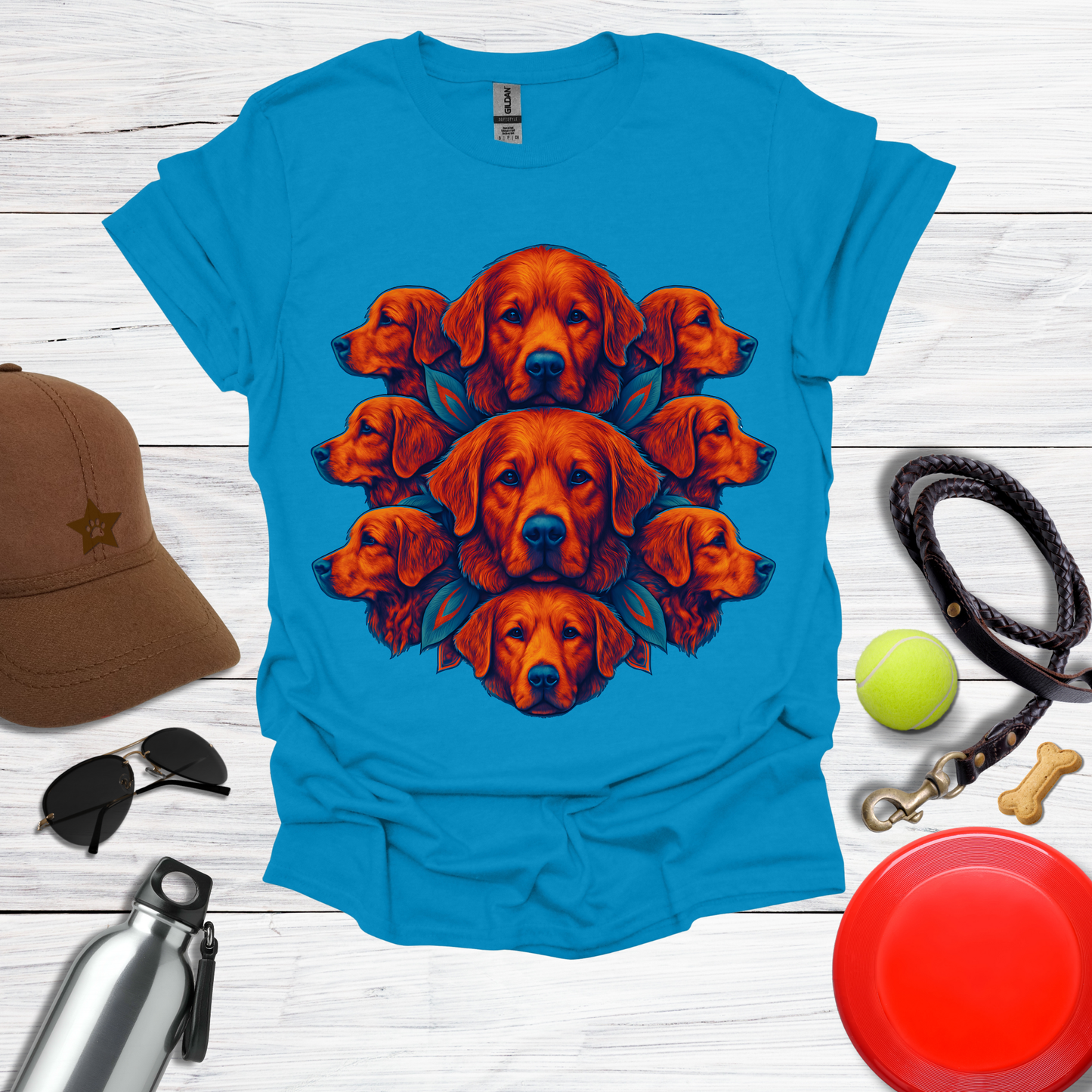 Radiant Red Dogs T-Shirt