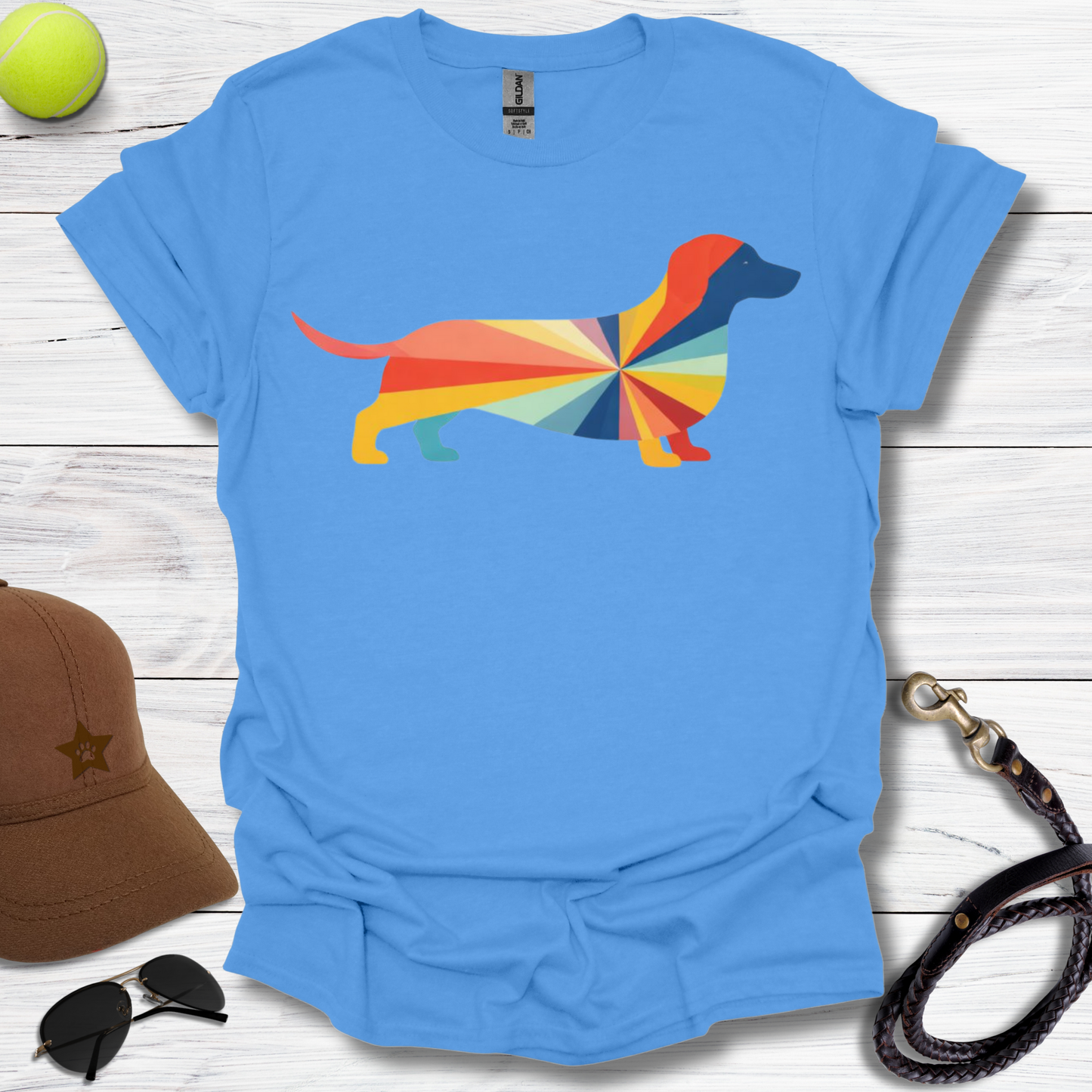 Rainbow Dachshund T-Shirt