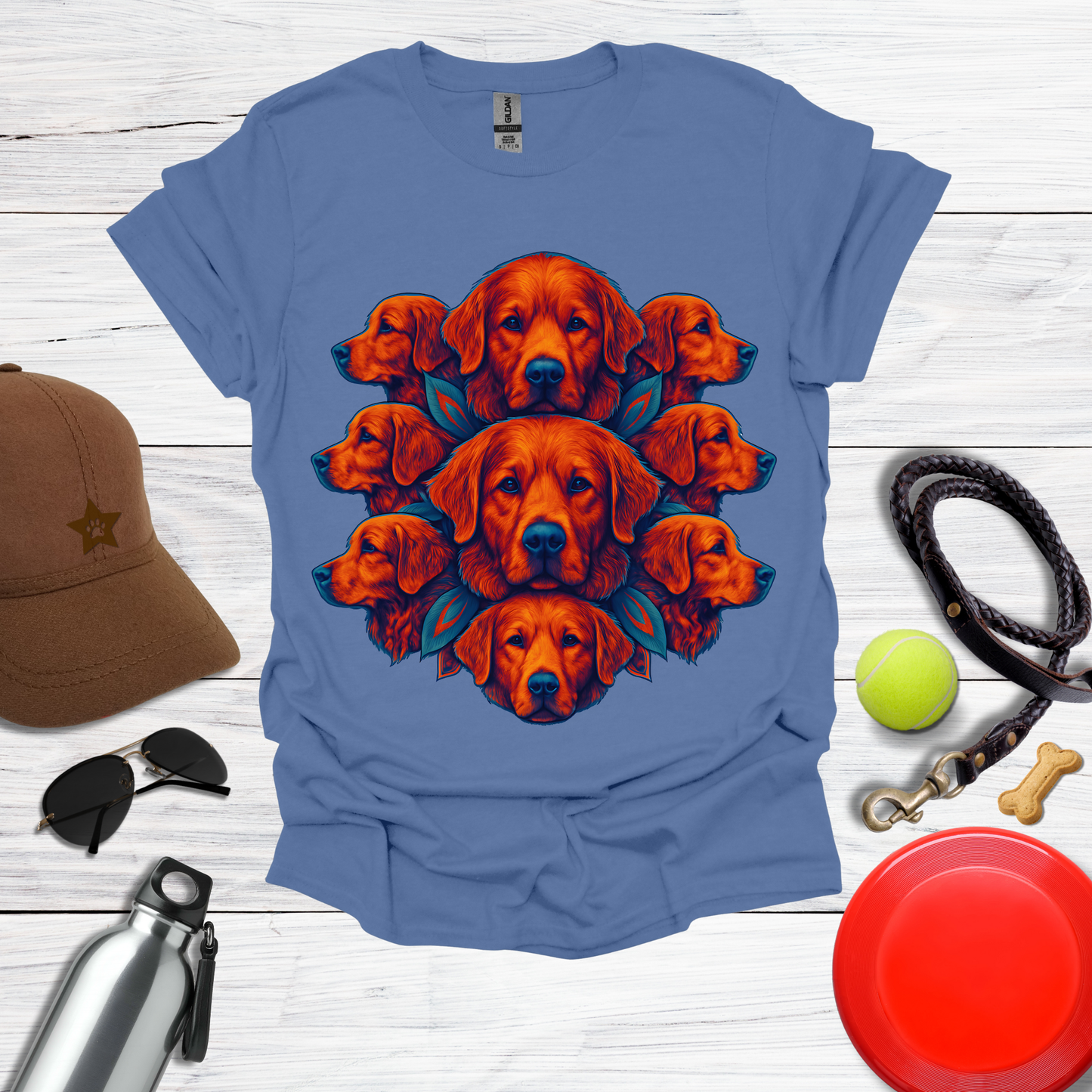 Radiant Red Dogs T-Shirt