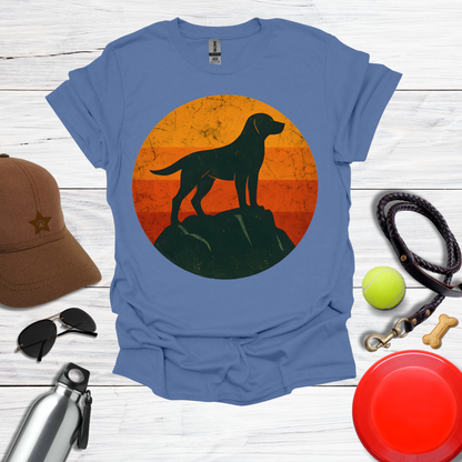 Retro Labrador Silhouette T-Shirt