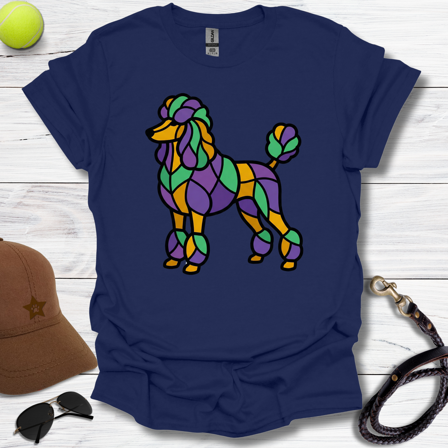 Colorful Poodle T-Shirt
