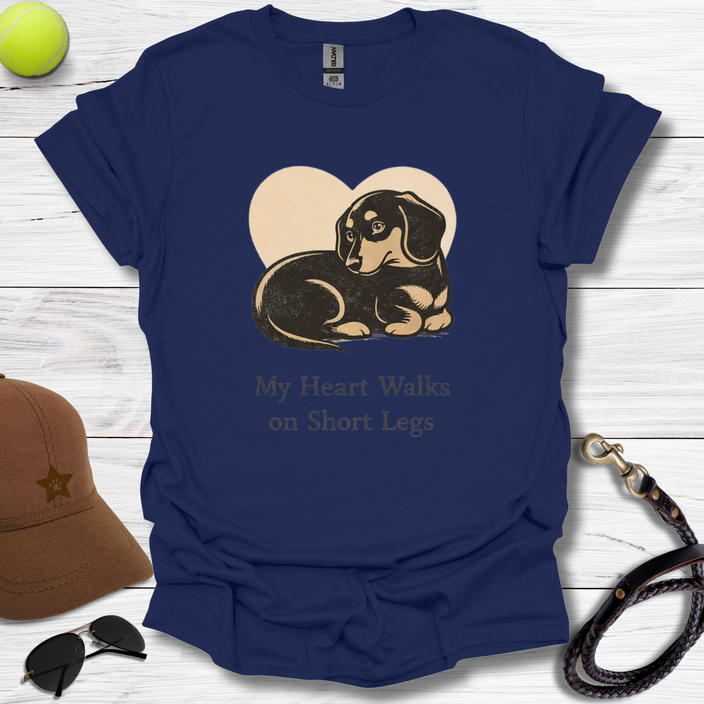 Dachshund My Heart T-Shirt