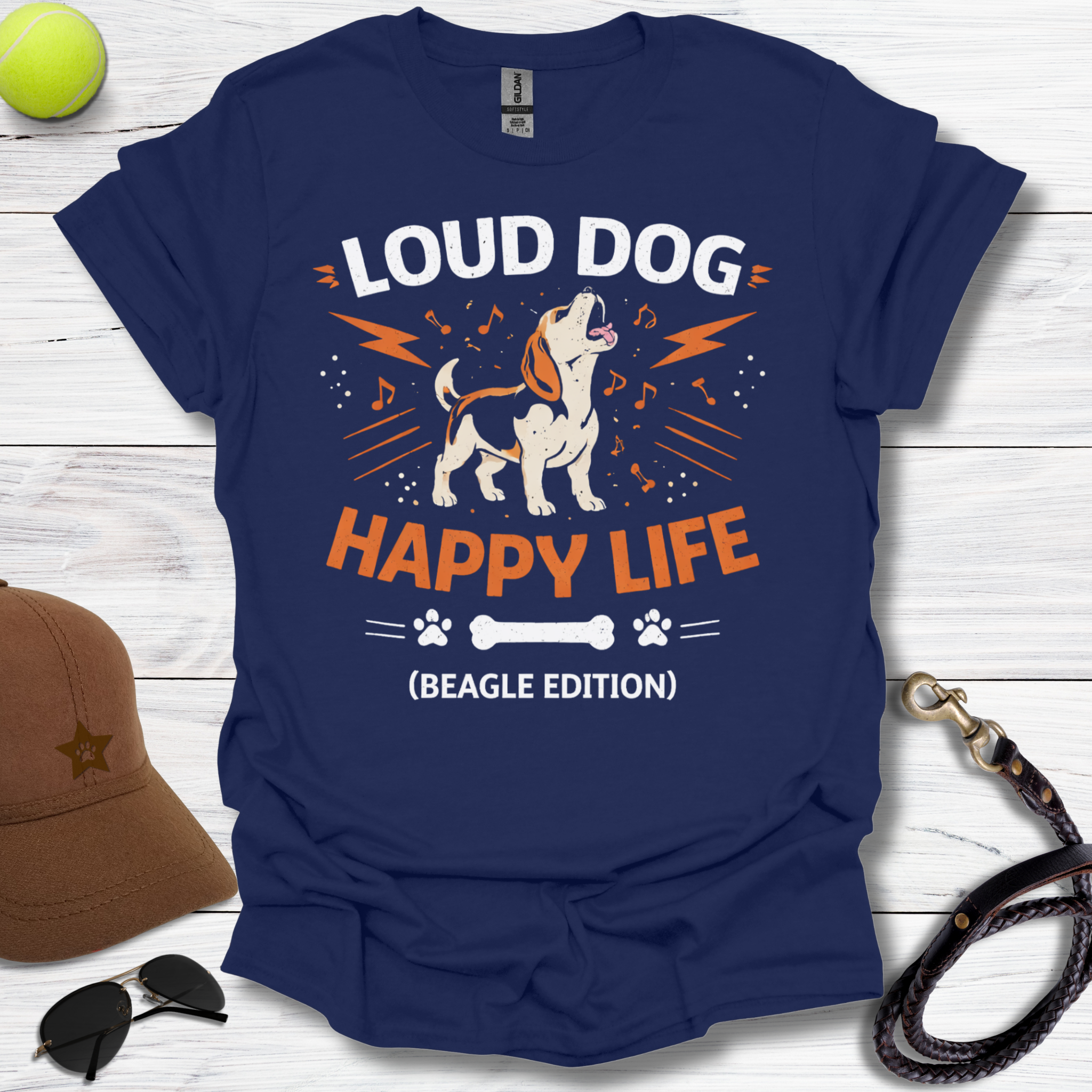 Loud Dog Happy Life T-Shirt