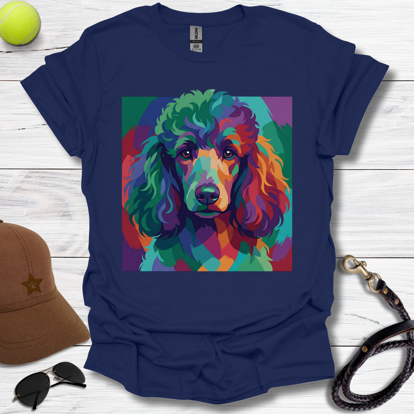 Painterly Poodle T-Shirt