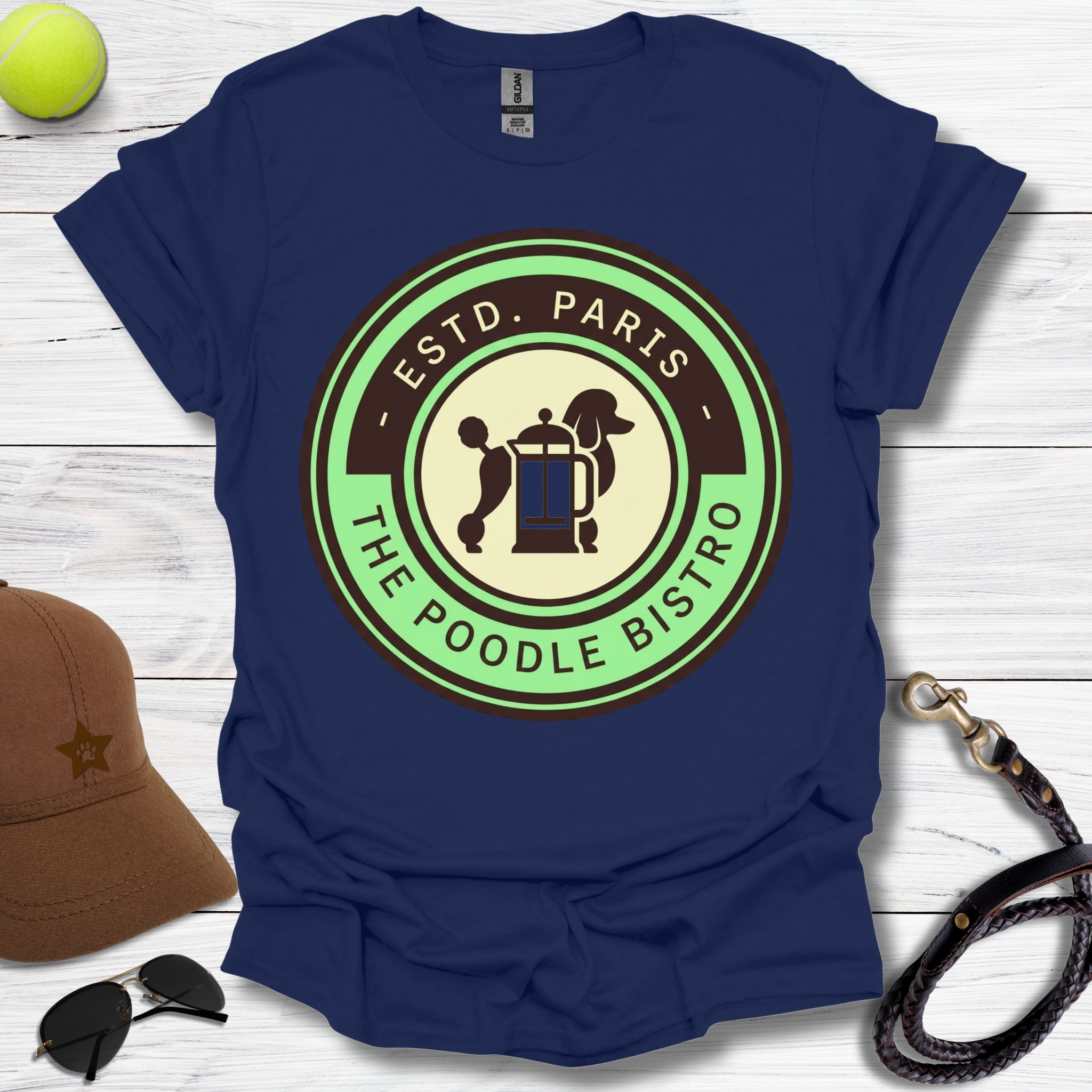 Poodle Bistro T-Shirt
