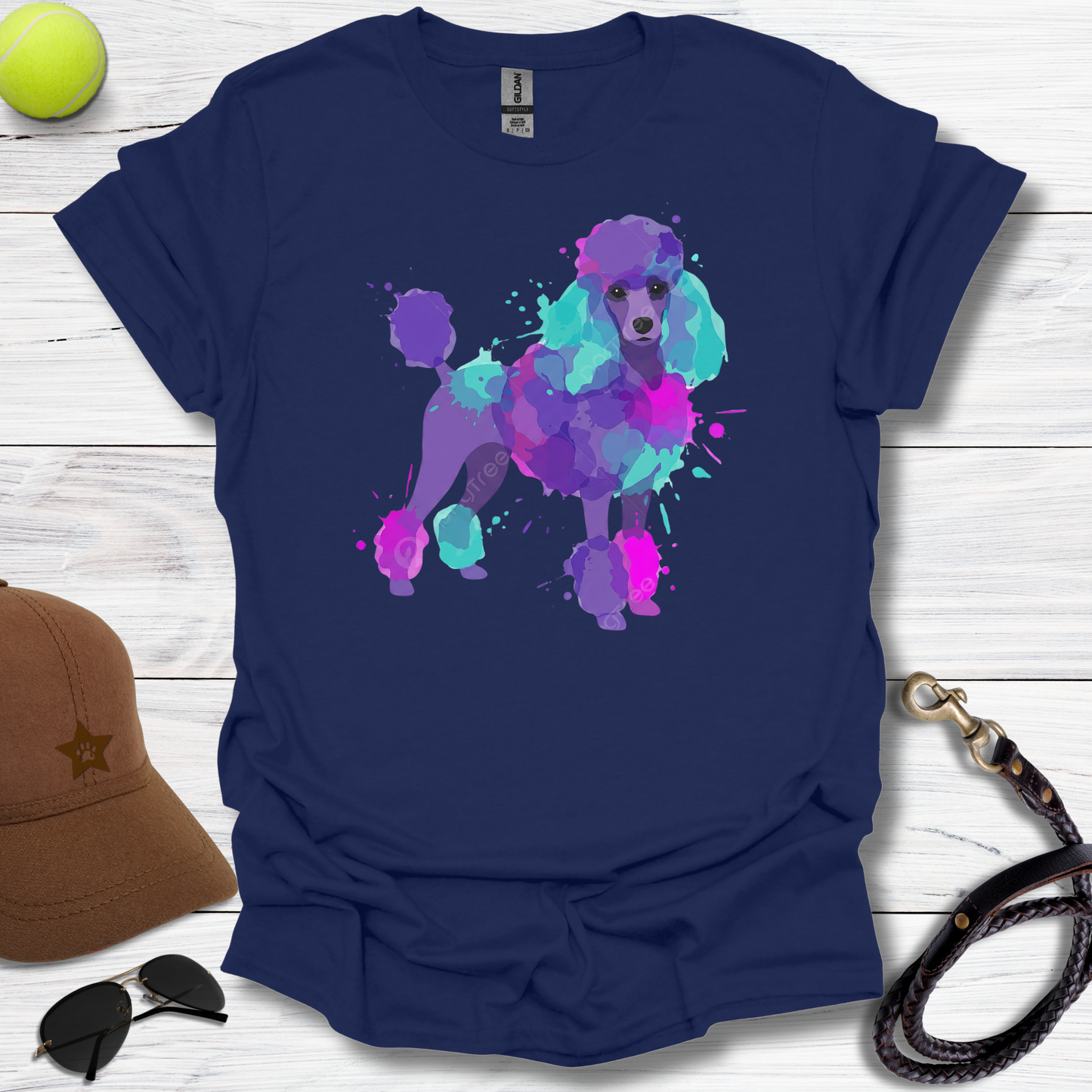 Poodle Color Splash T-Shirt