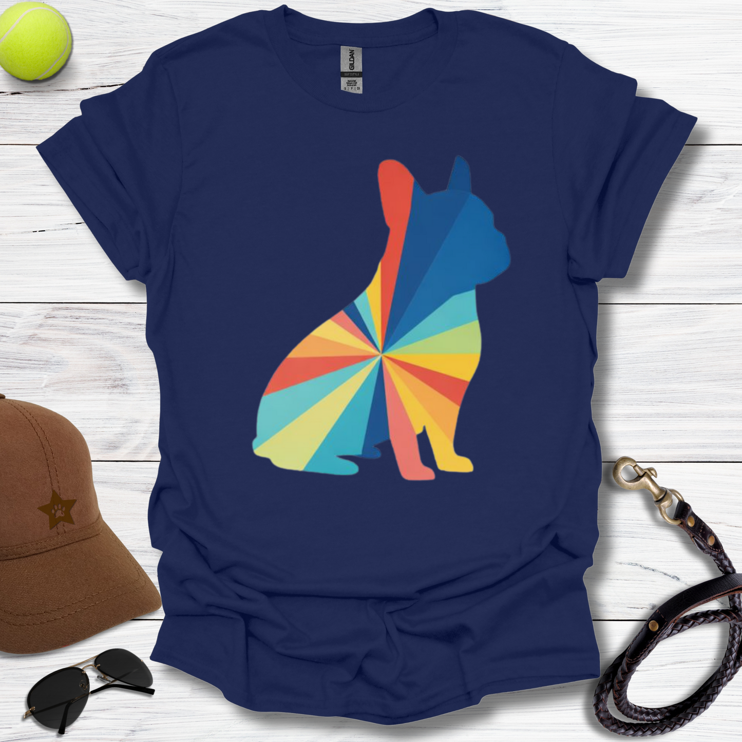 Rainbow Frenchie T-Shirt