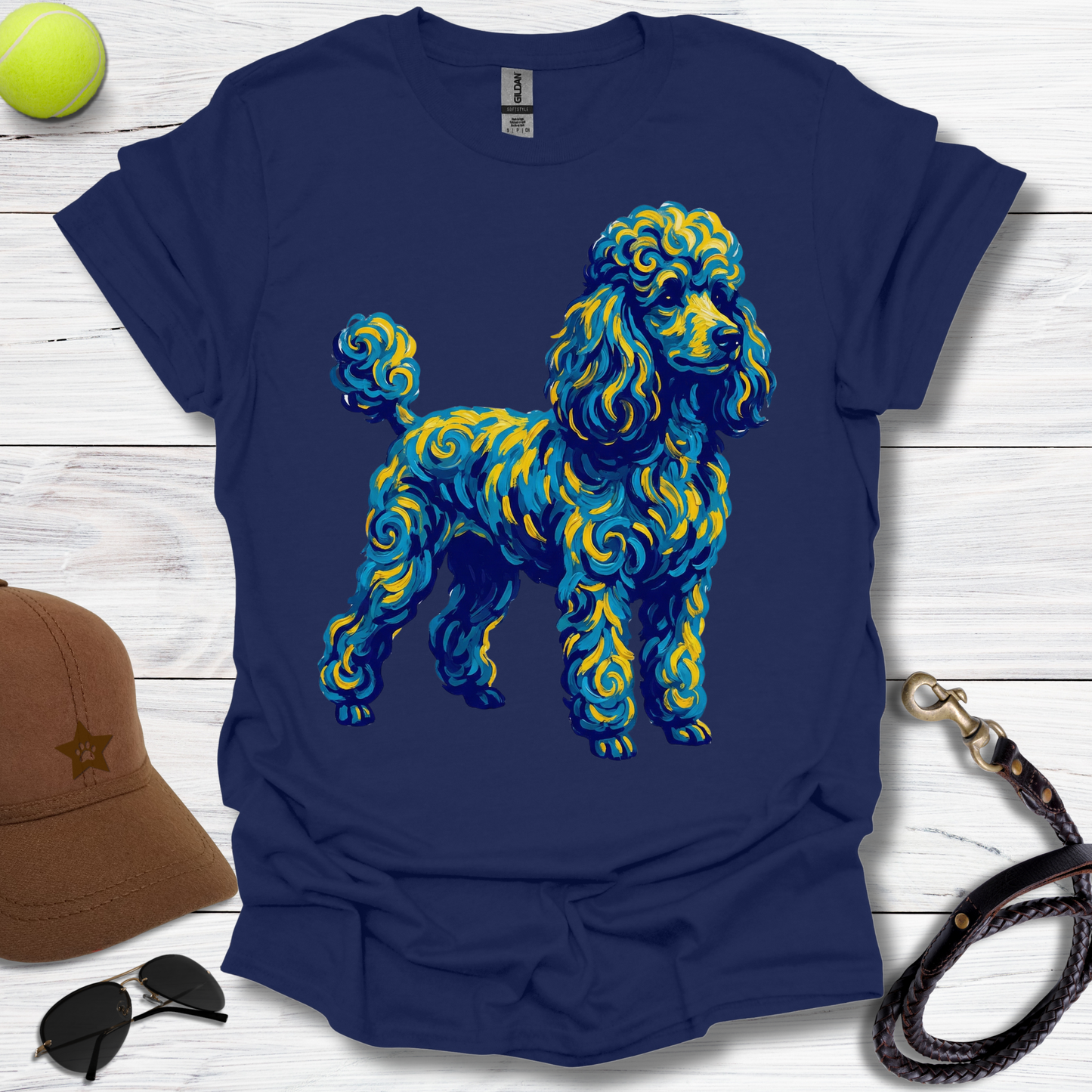 Starry Poodle T-Shirt