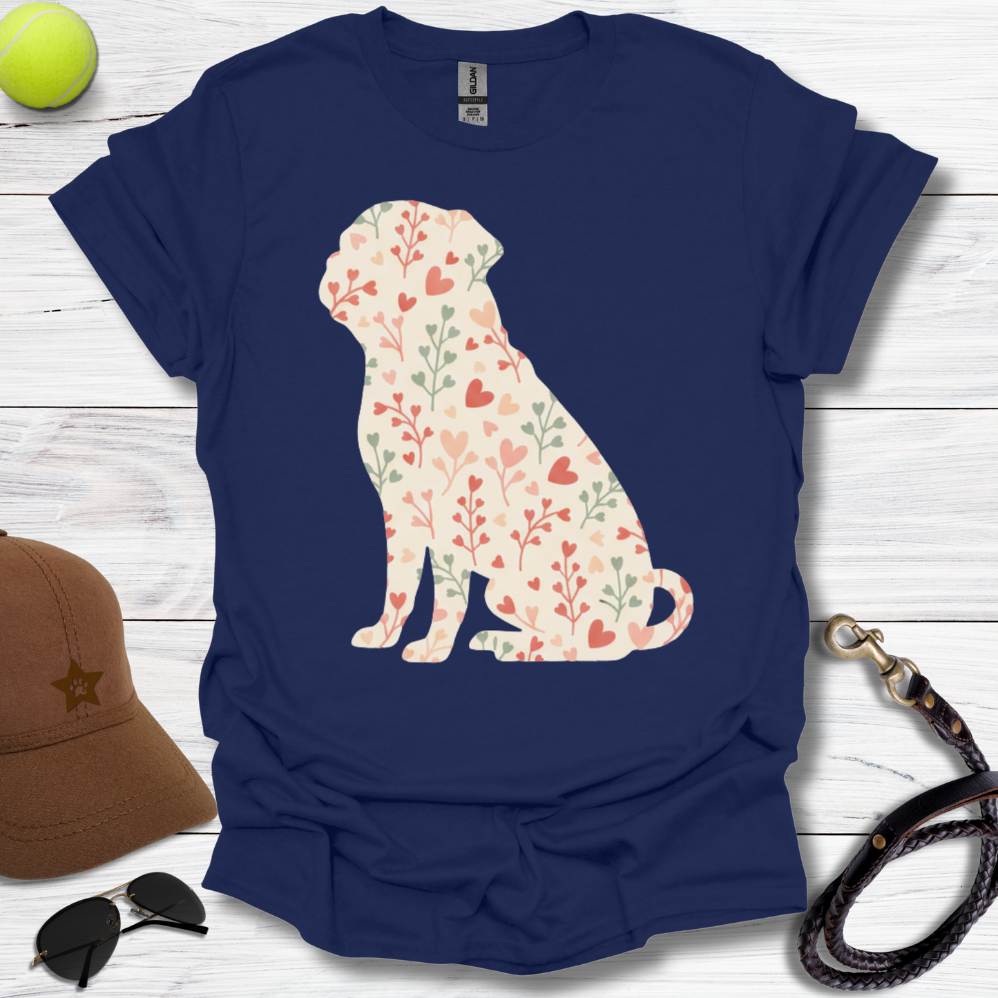 Valentine Pug T-Shirt