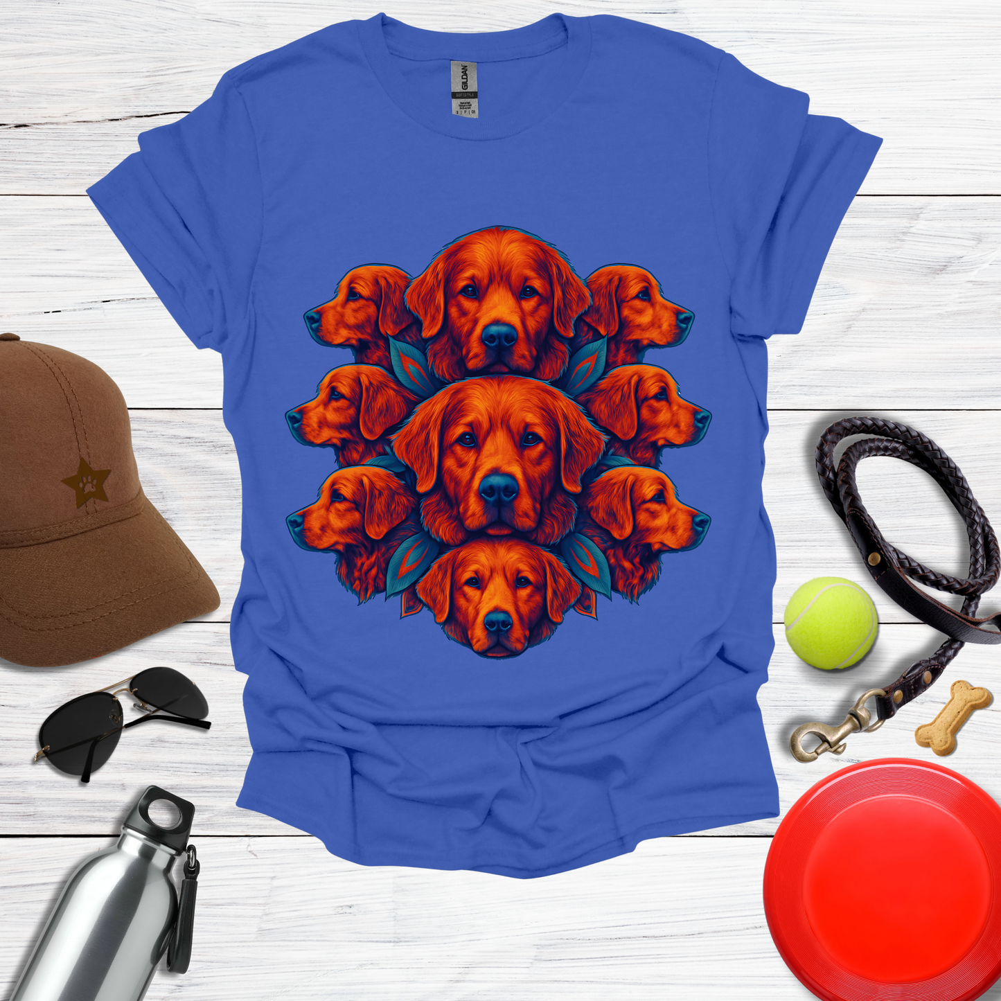 Radiant Red Dogs T-Shirt