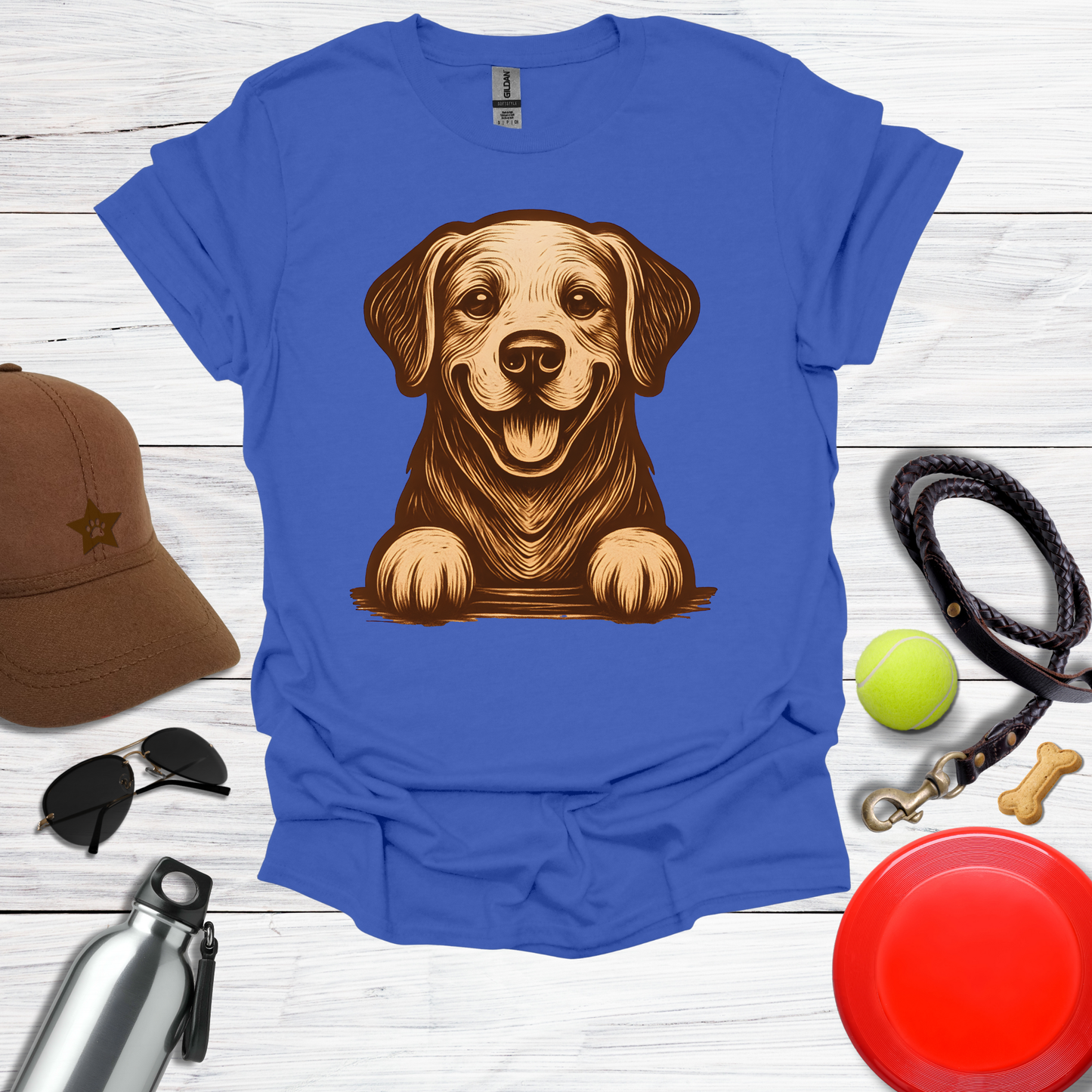 Warm Happy Labrador T-Shirt