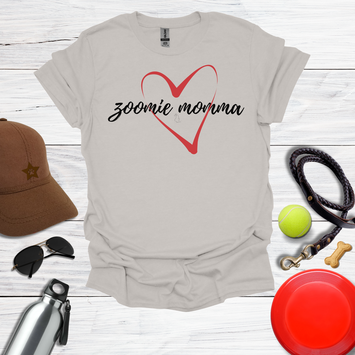 Zoomie Momma Big Heart T-Shirt