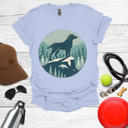 Labrador Mountain Winter Adventure T-Shirt