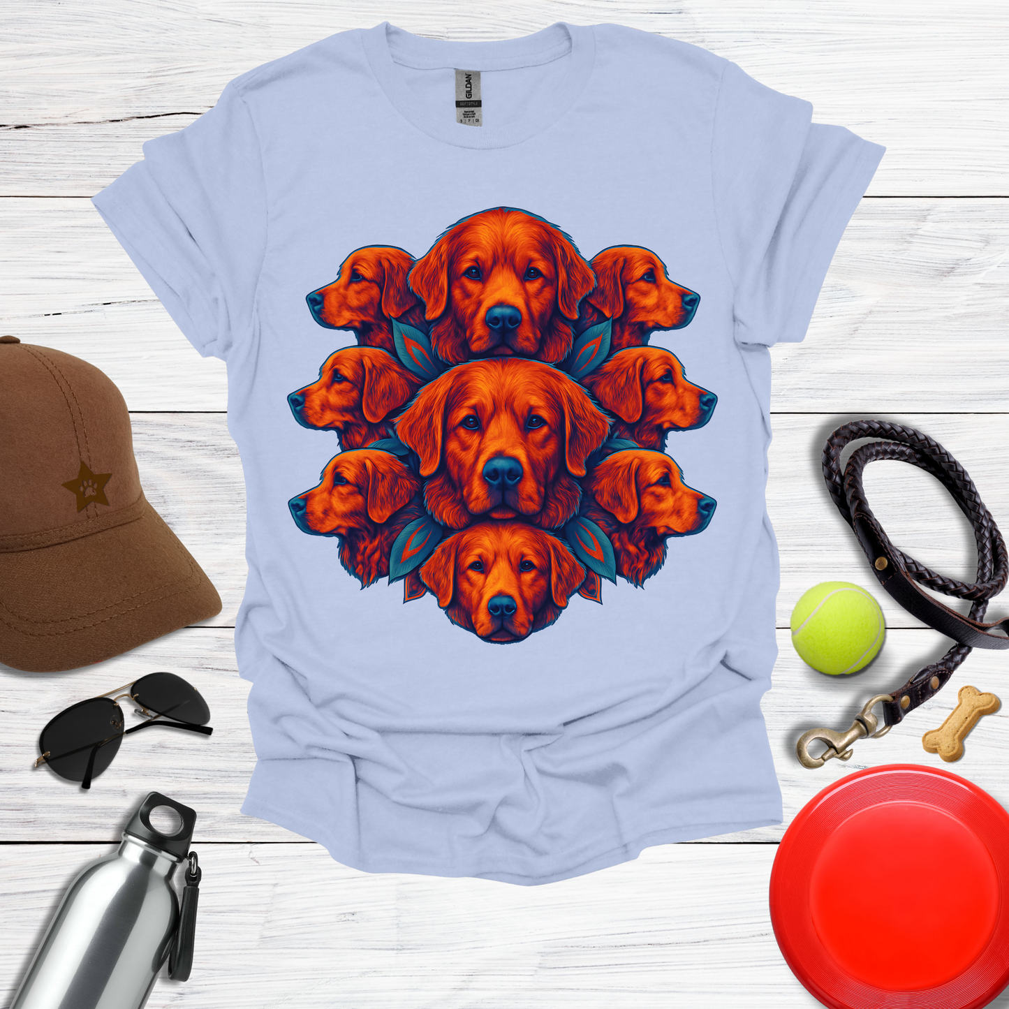 Radiant Red Dogs T-Shirt