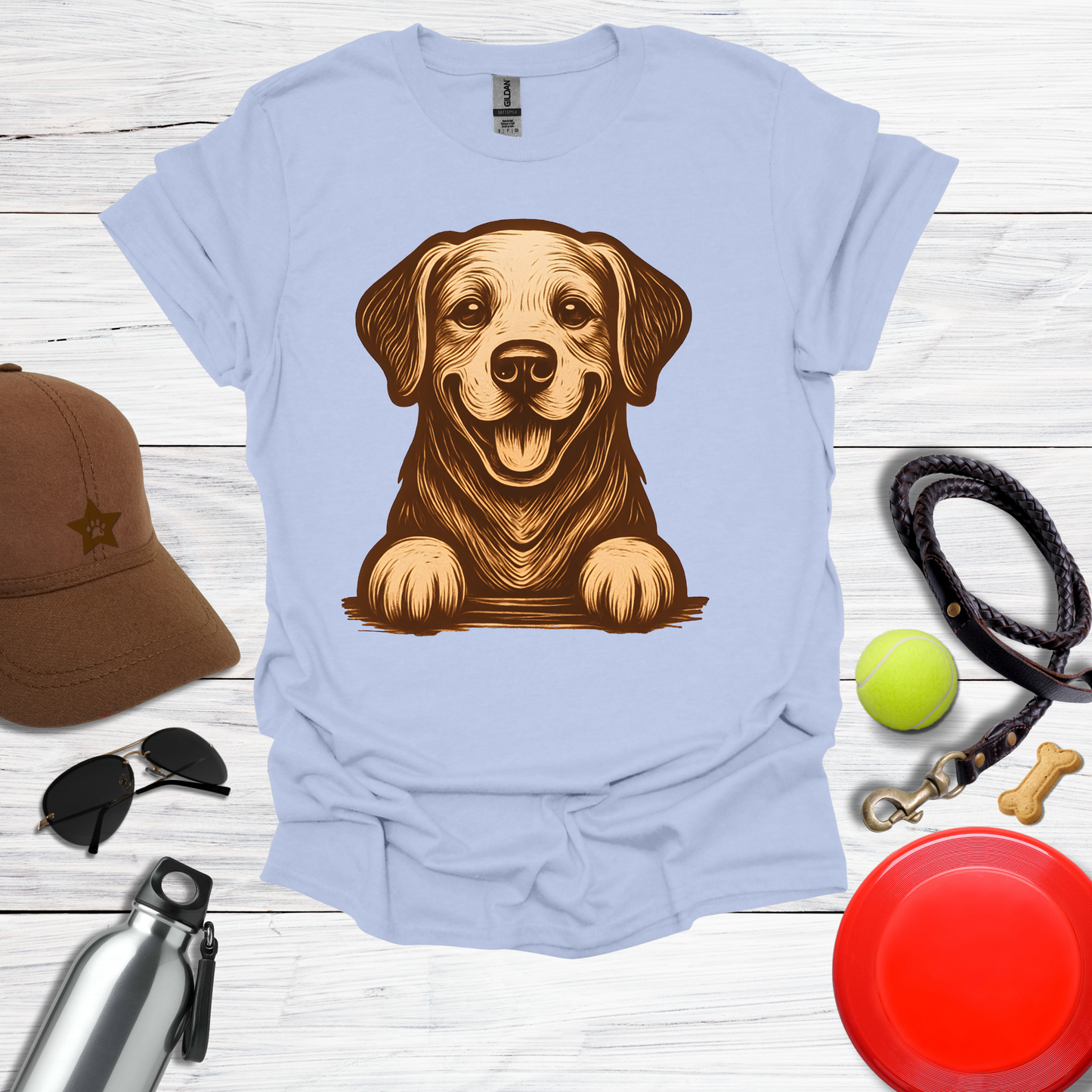 Warm Happy Labrador T-Shirt