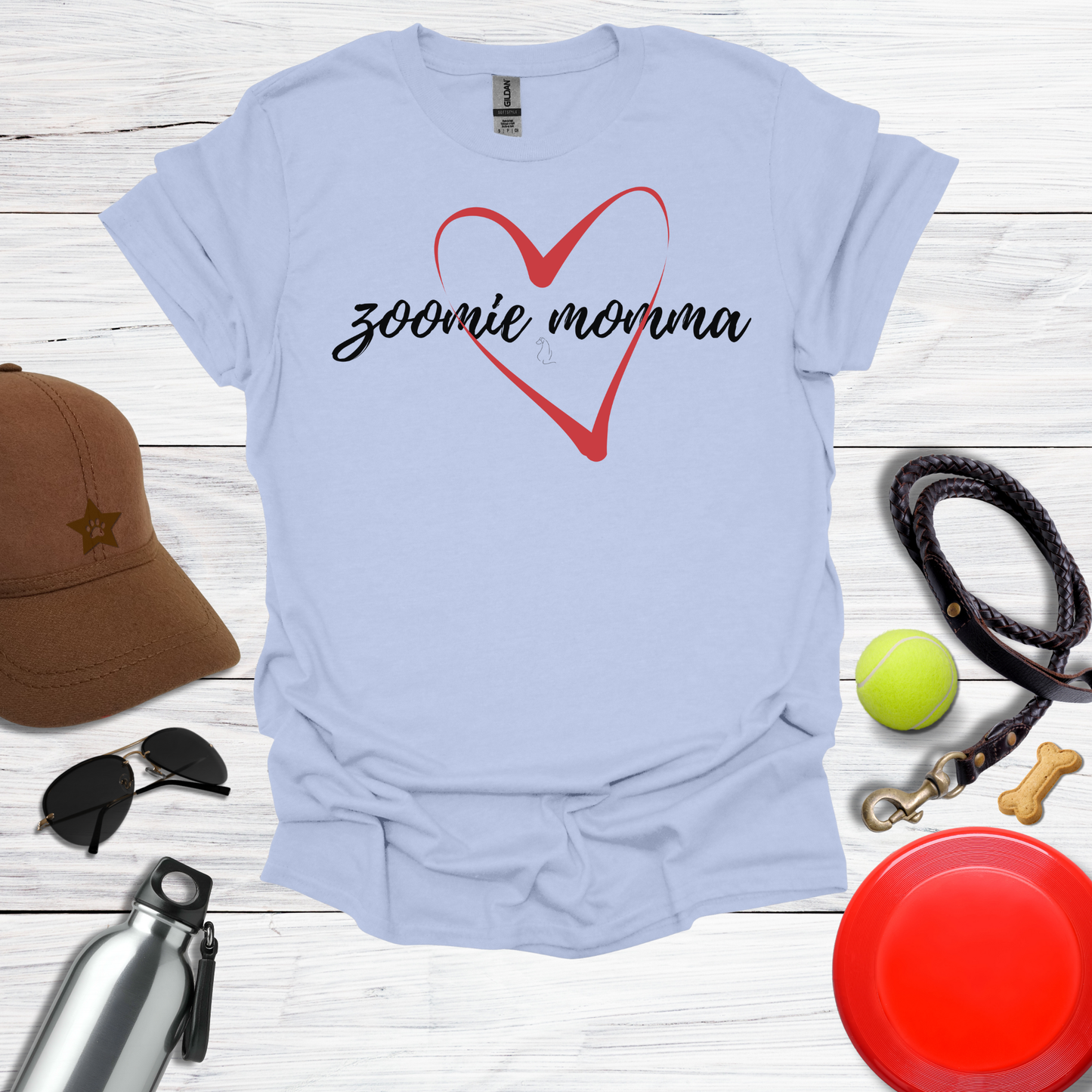 Zoomie Momma Big Heart T-Shirt