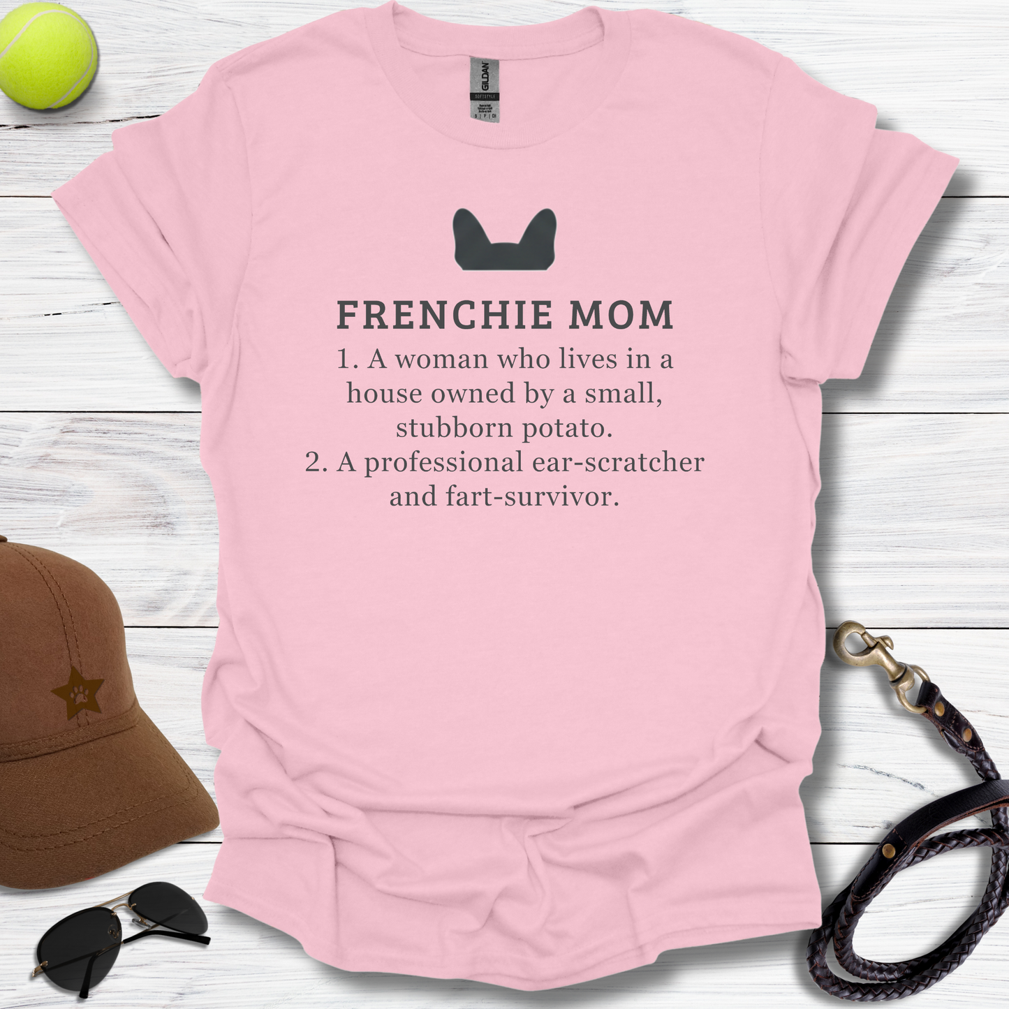 Frenchie Momma Ear Scratcher T-Shirt