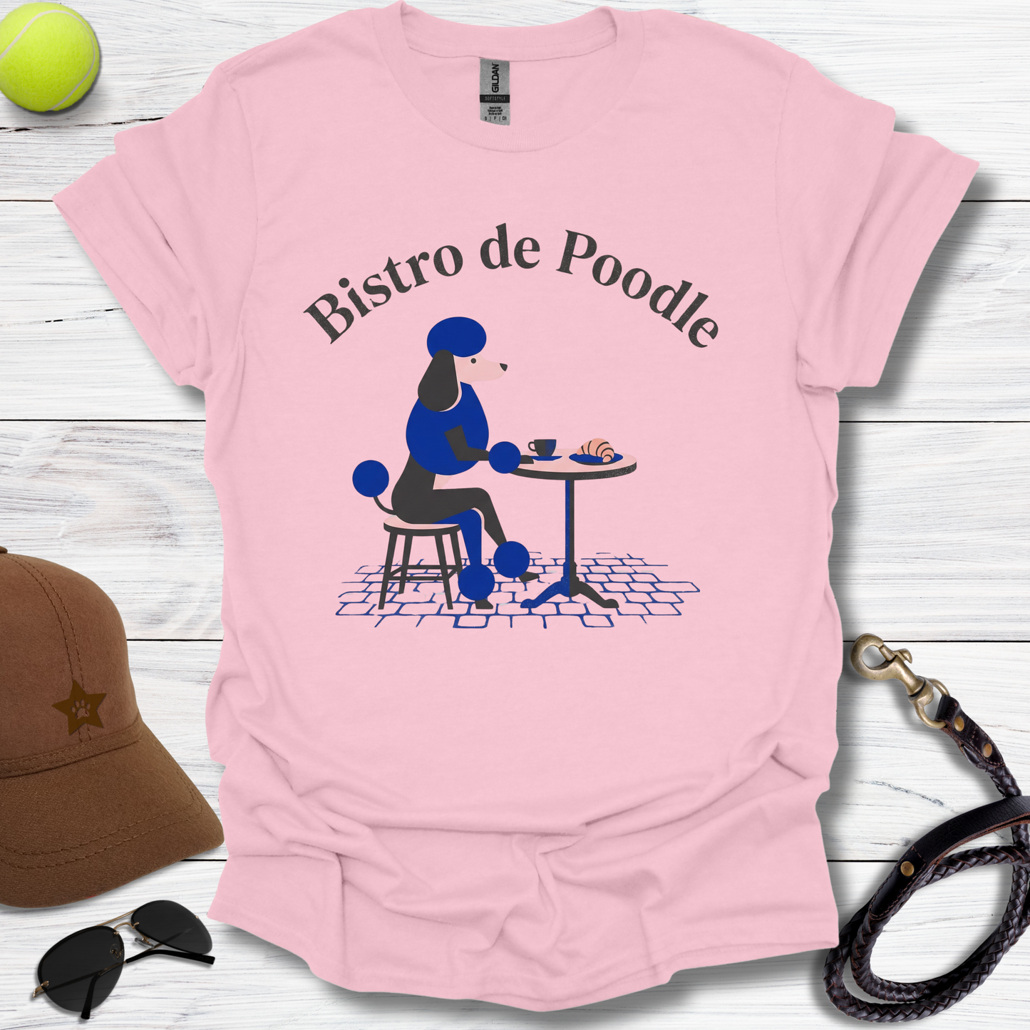 Bistro De Poodle T-Shirt