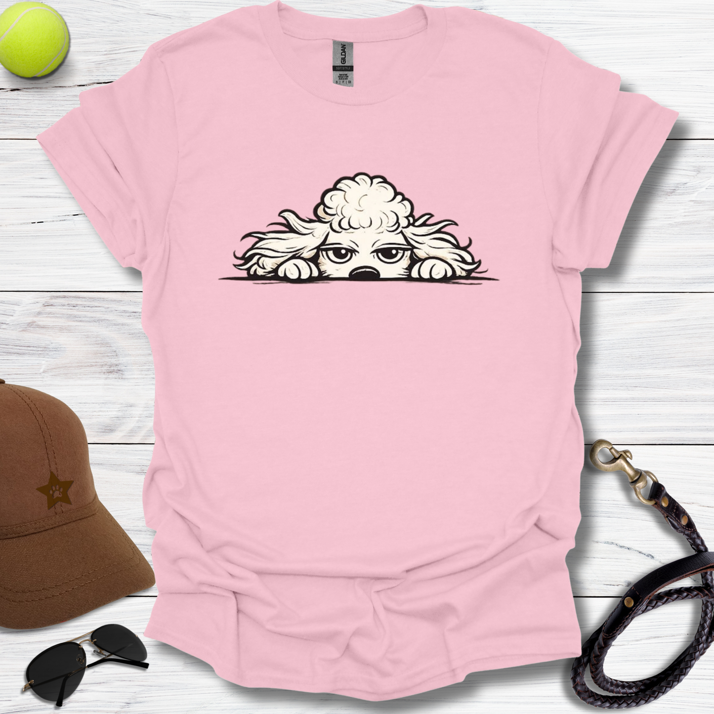 Poodle Irreverent Observer T-Shirt