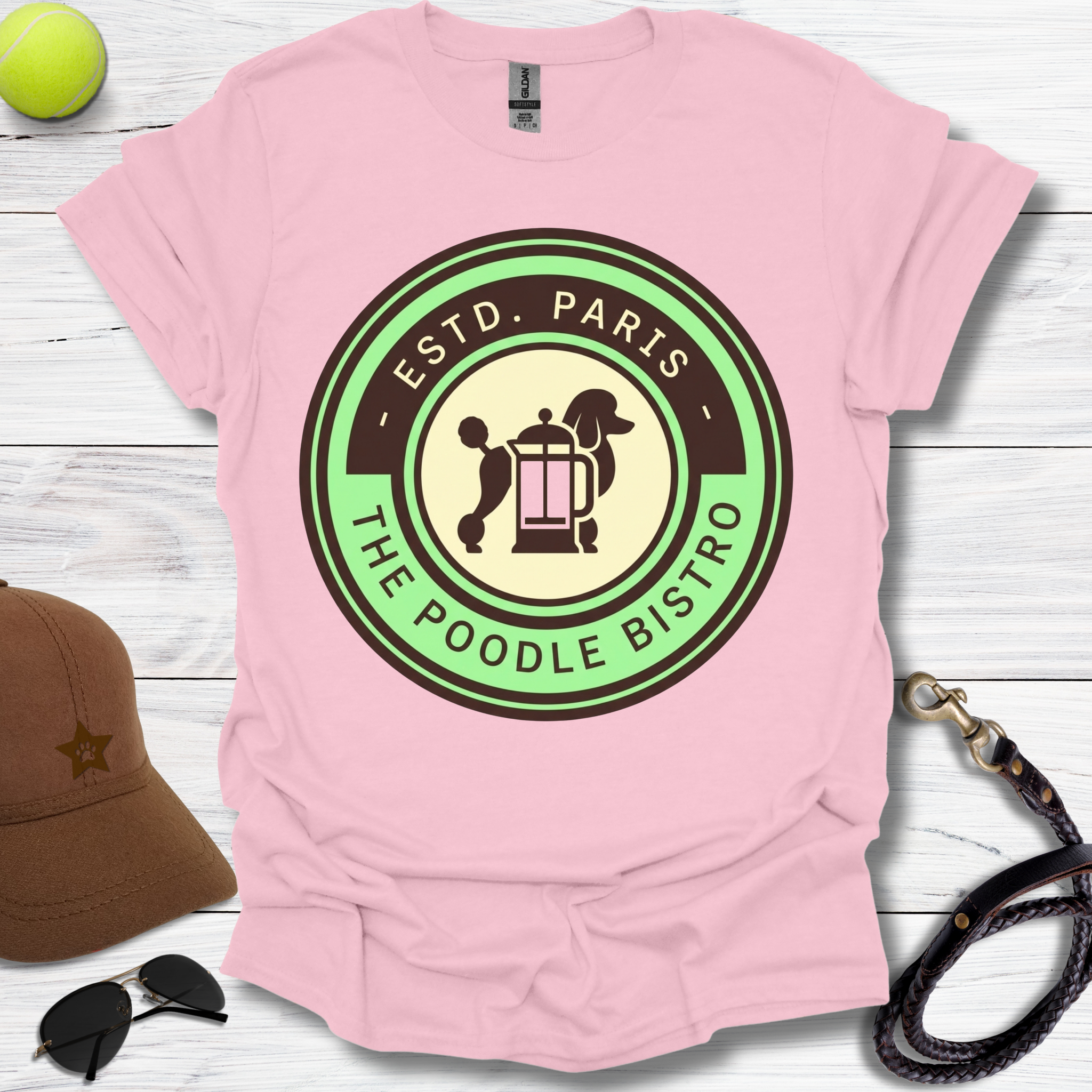 Poodle Bistro T-Shirt