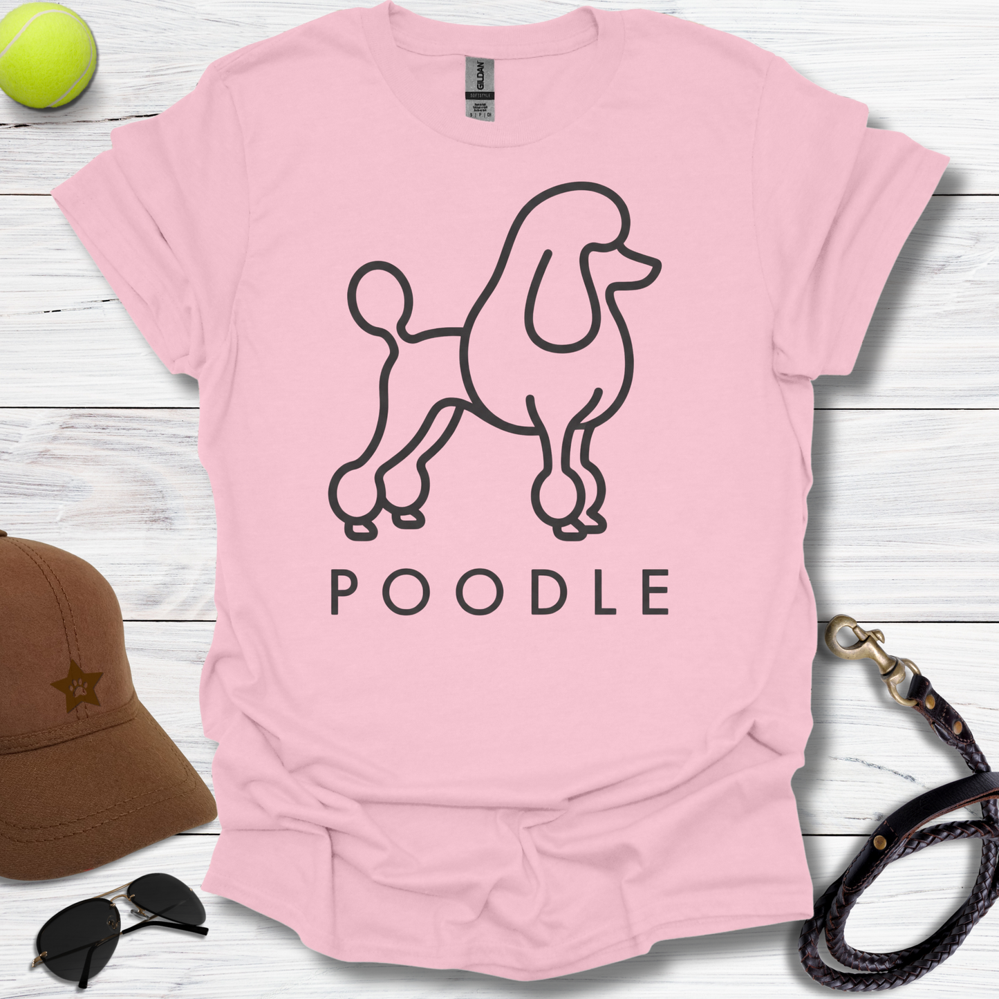 Poodle Minimal T-Shirt