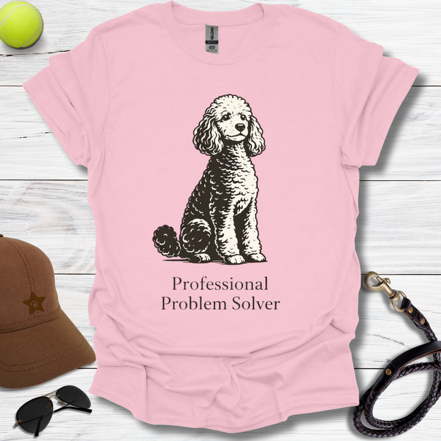Problem Solving Poodle T-Shirt