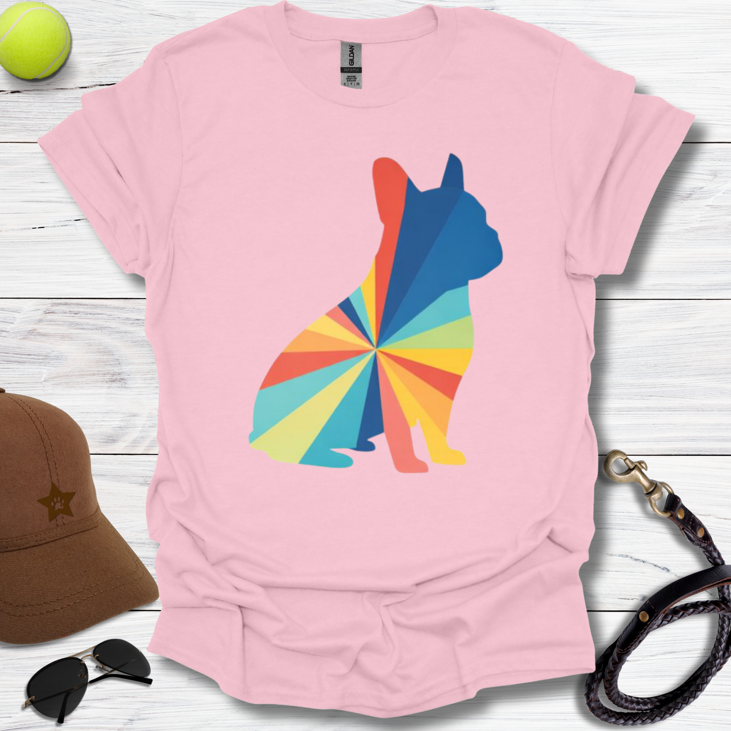 Rainbow Frenchie T-Shirt