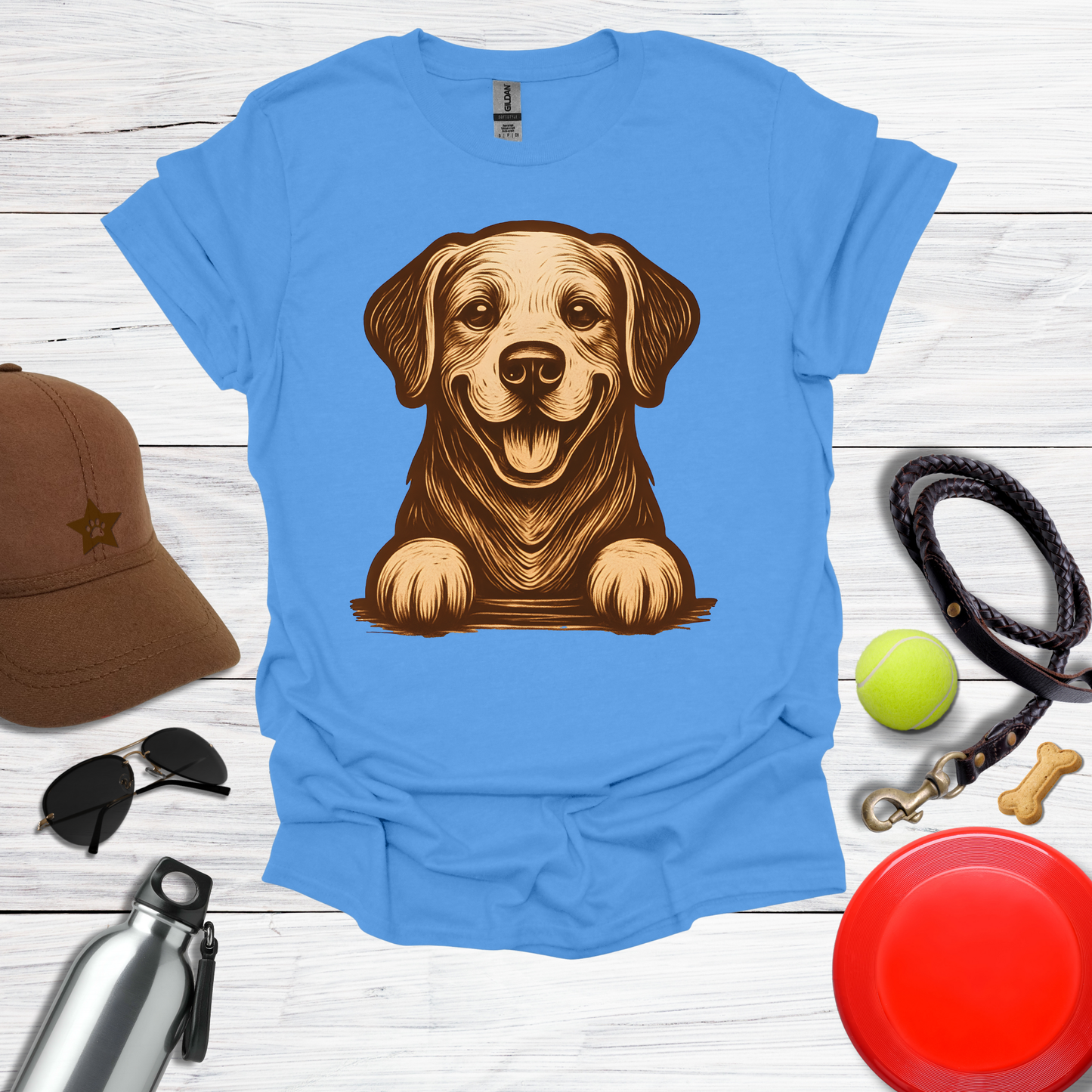Warm Happy Labrador T-Shirt