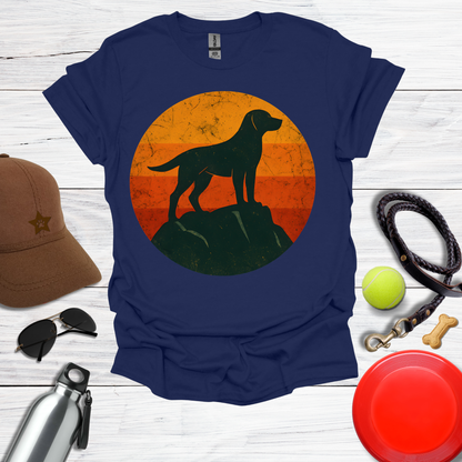 Retro Labrador Silhouette T-Shirt
