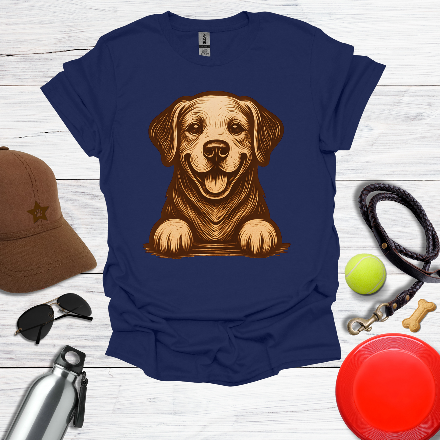 Warm Happy Labrador T-Shirt