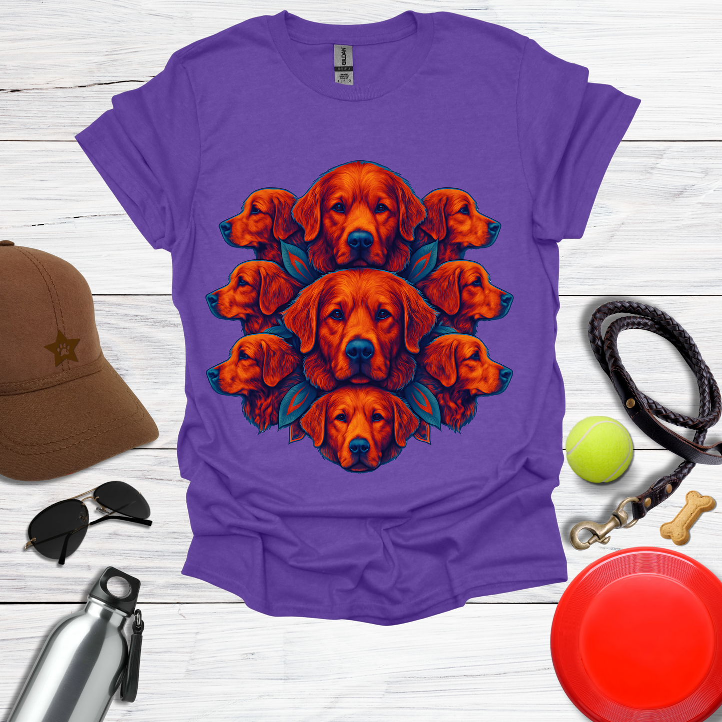 Radiant Red Dogs T-Shirt