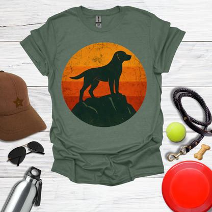 Retro Labrador Silhouette T-Shirt