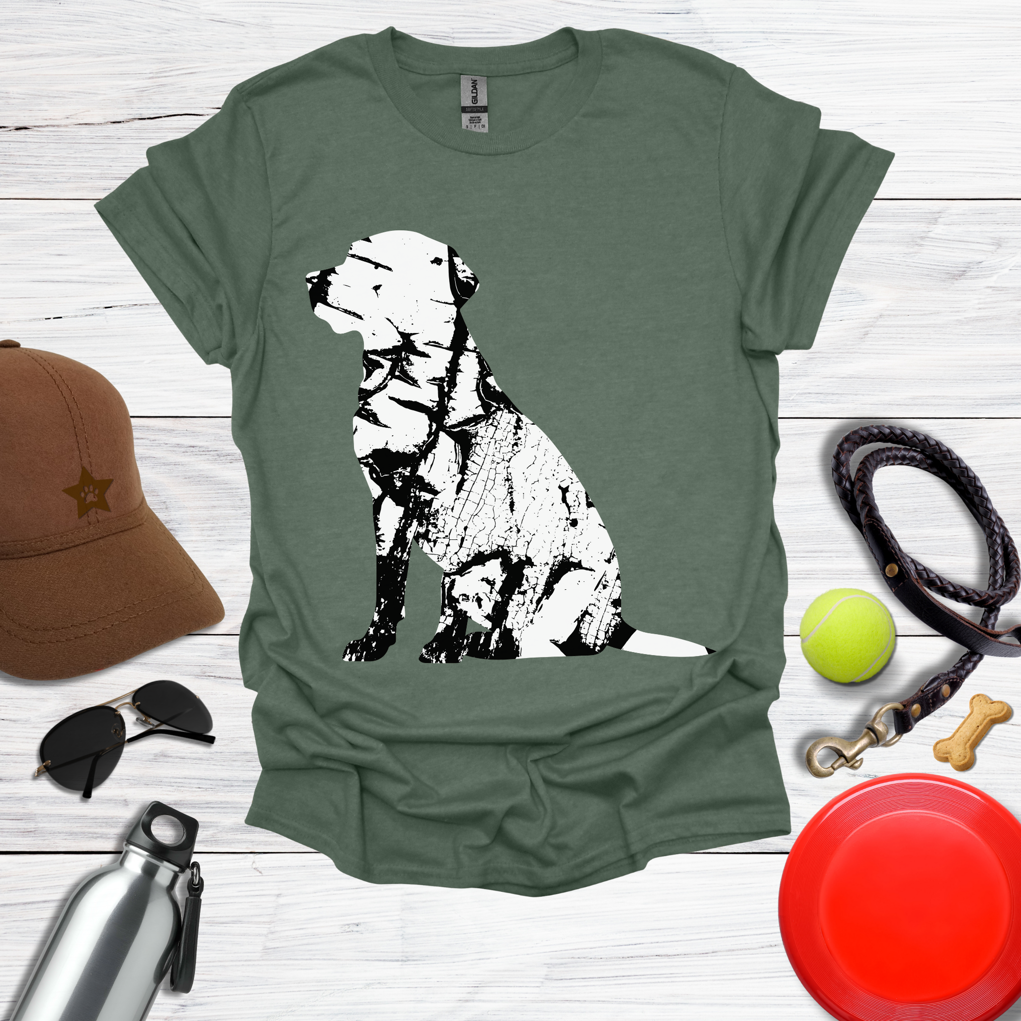 Vintage Winter Lab T-Shirt