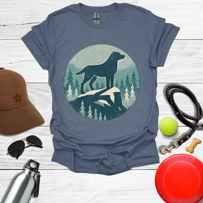 Labrador Mountain Winter Adventure T-Shirt