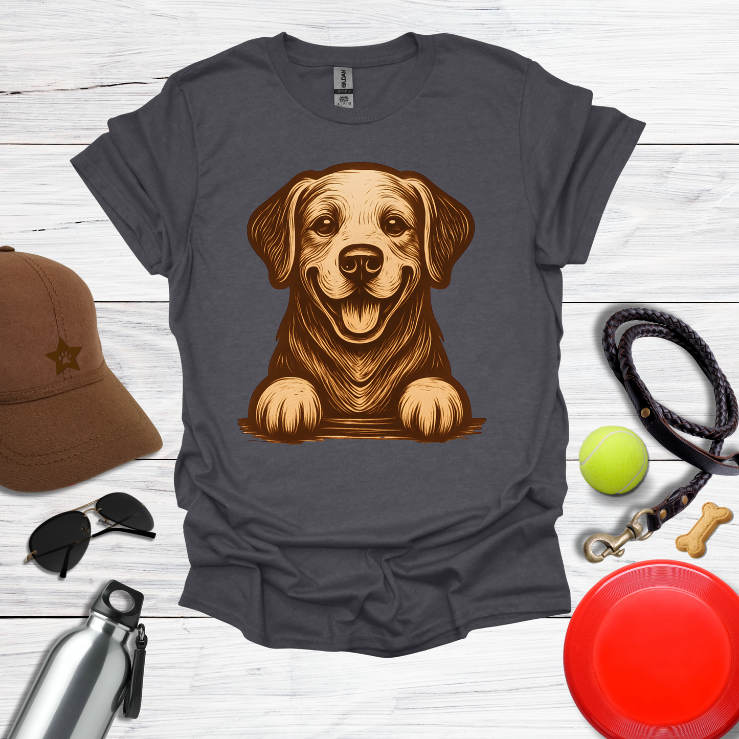 Warm Happy Labrador T-Shirt