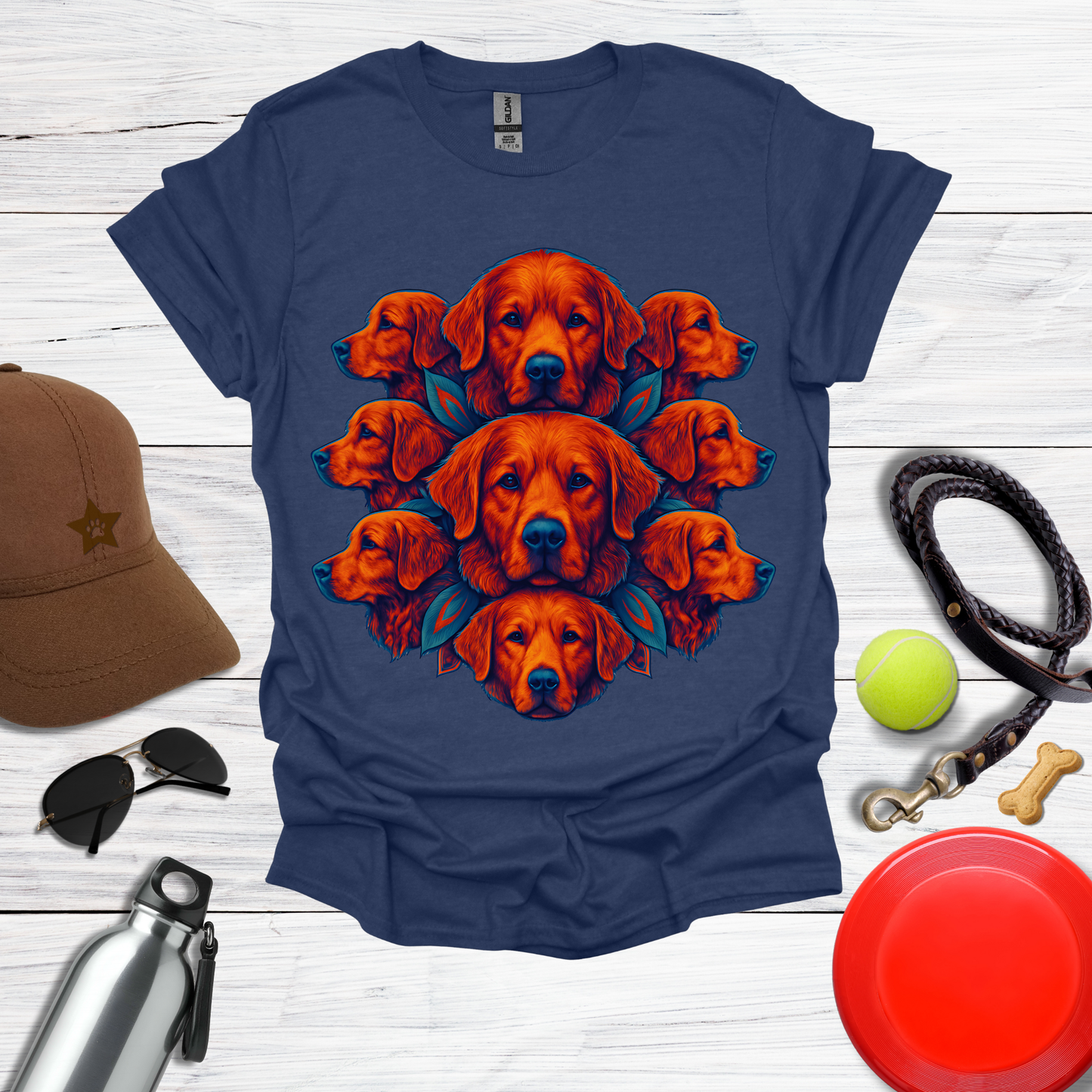 Radiant Red Dogs T-Shirt