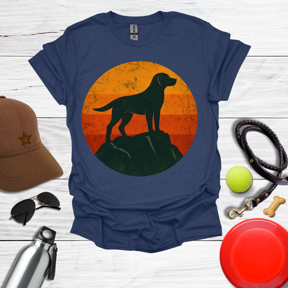 Retro Labrador Silhouette T-Shirt